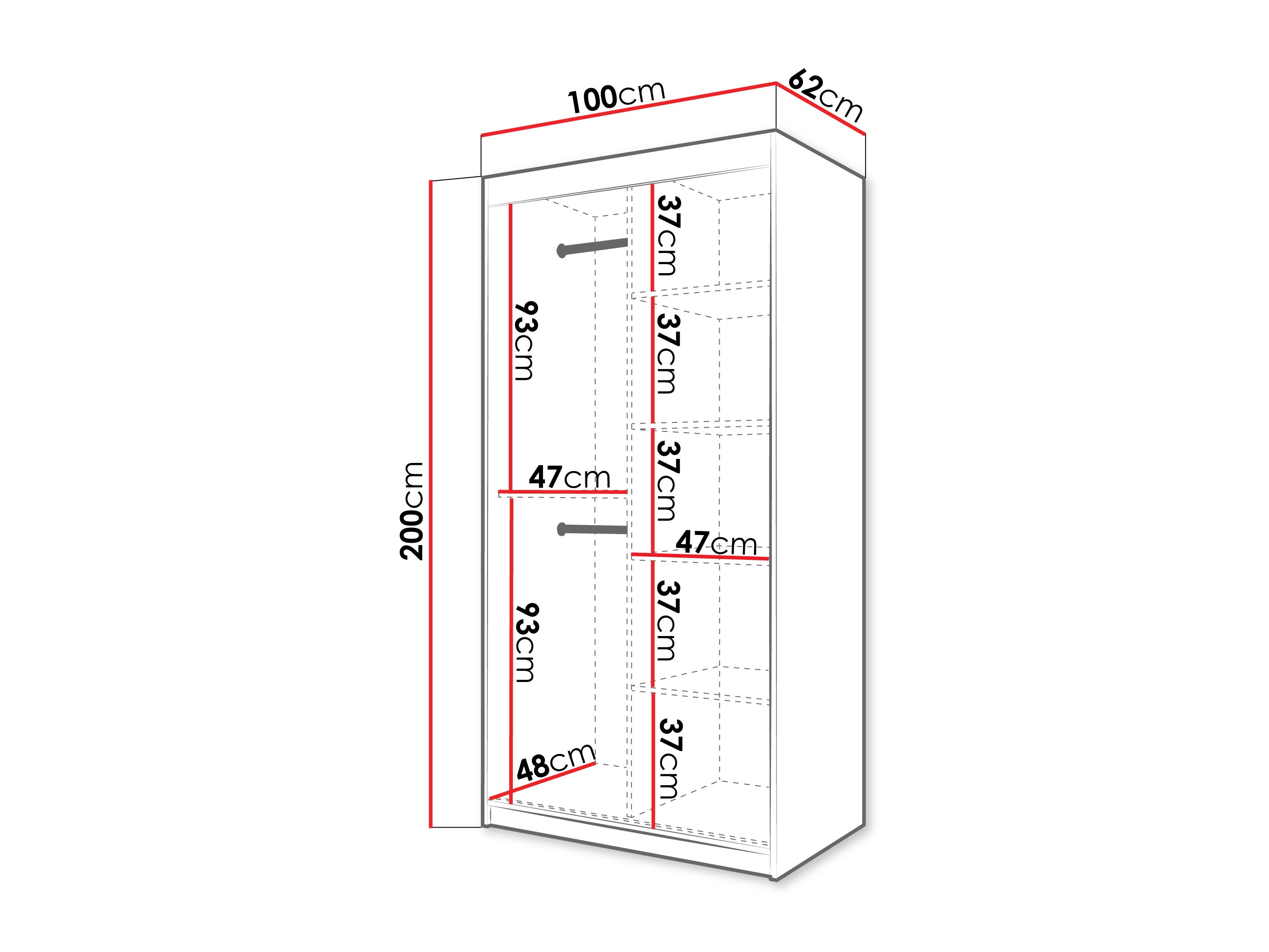 Ormar Hartford 575 (Bijela)