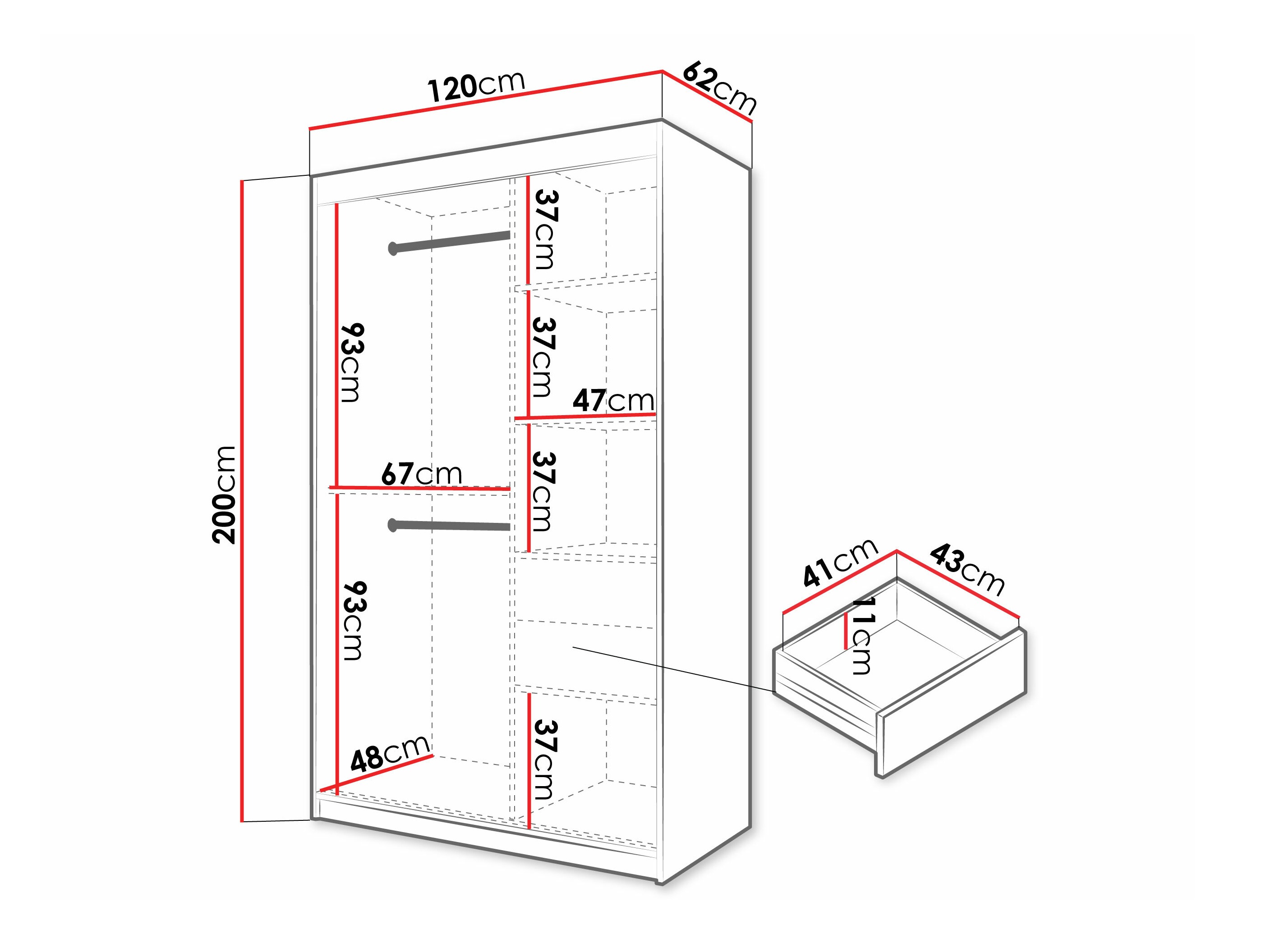 Ormar Hartford 576 (Bijela)