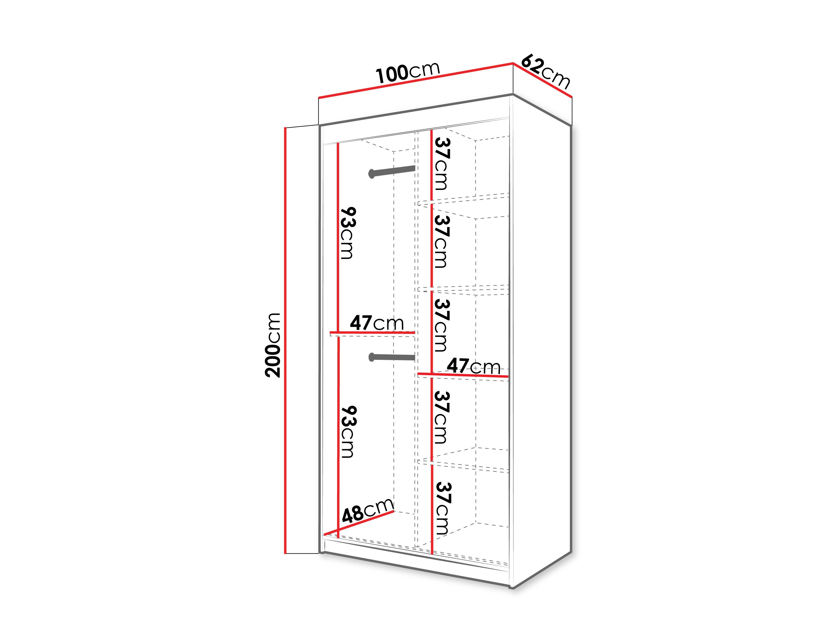 Ormar Hartford 576 (Crna)