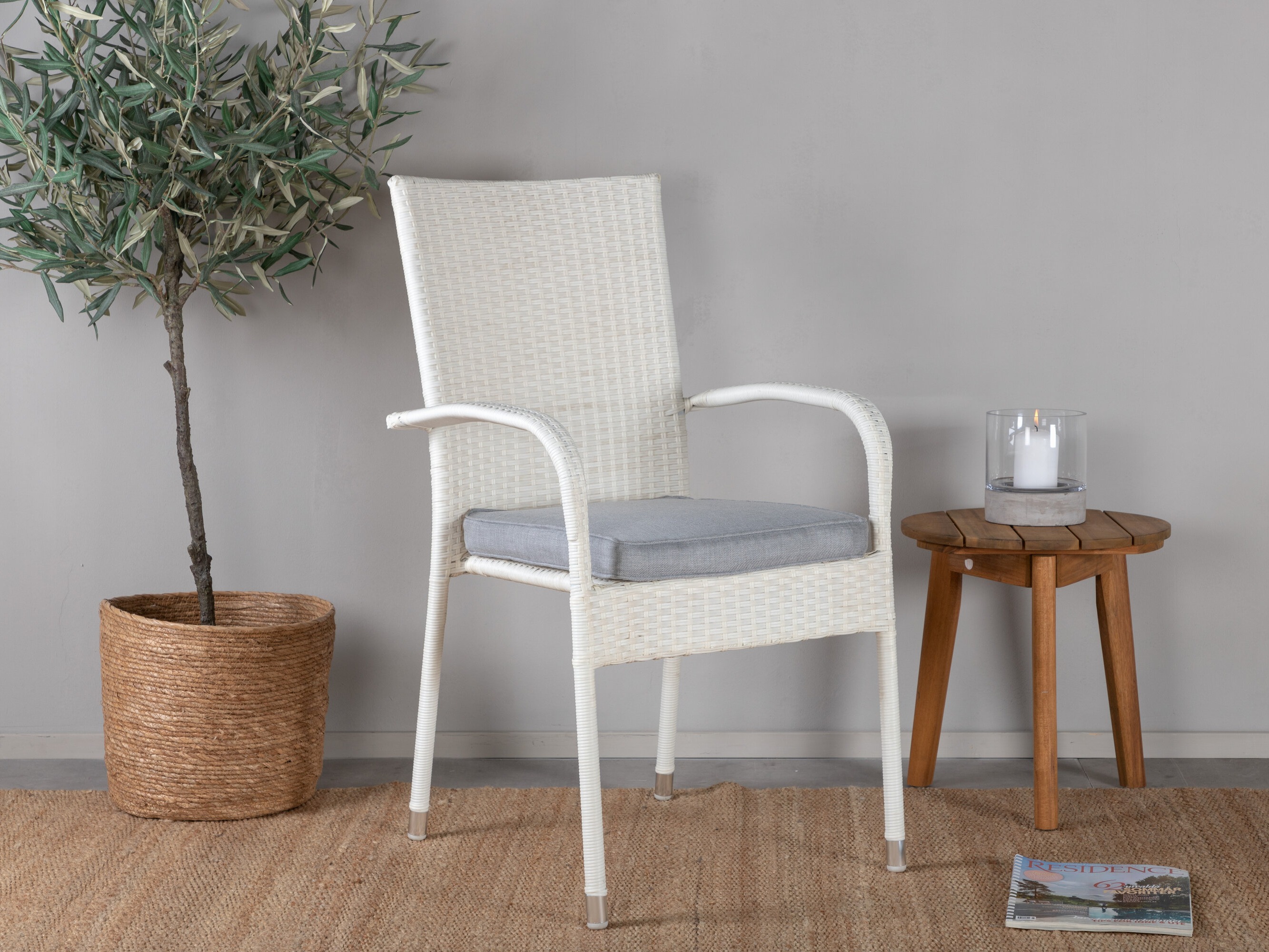 Vrtna stolica Dallas 736 (Bijela)