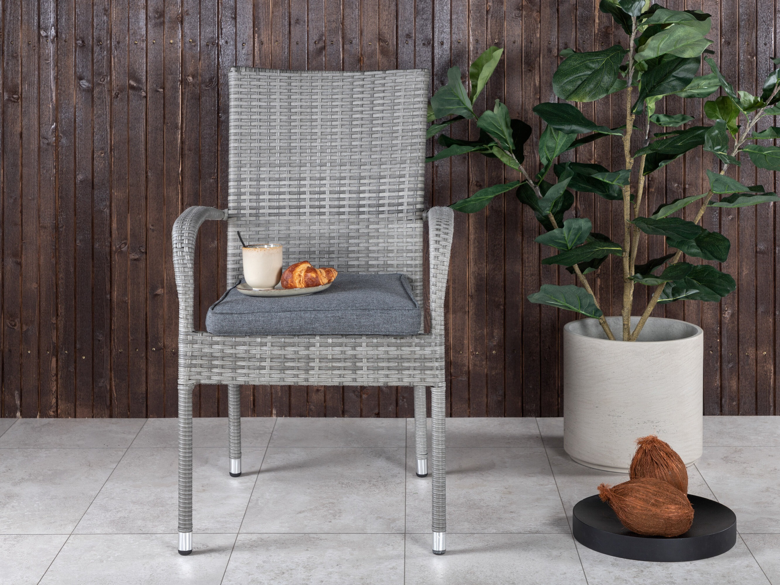 Vrtna stolica Dallas 736 (Siva)