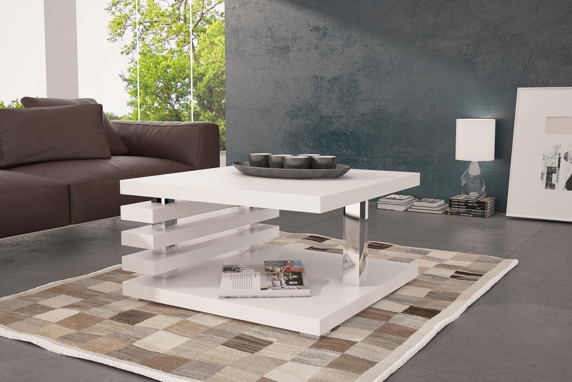 Stolić za kavu Goodyear 122 (Mat bijela)