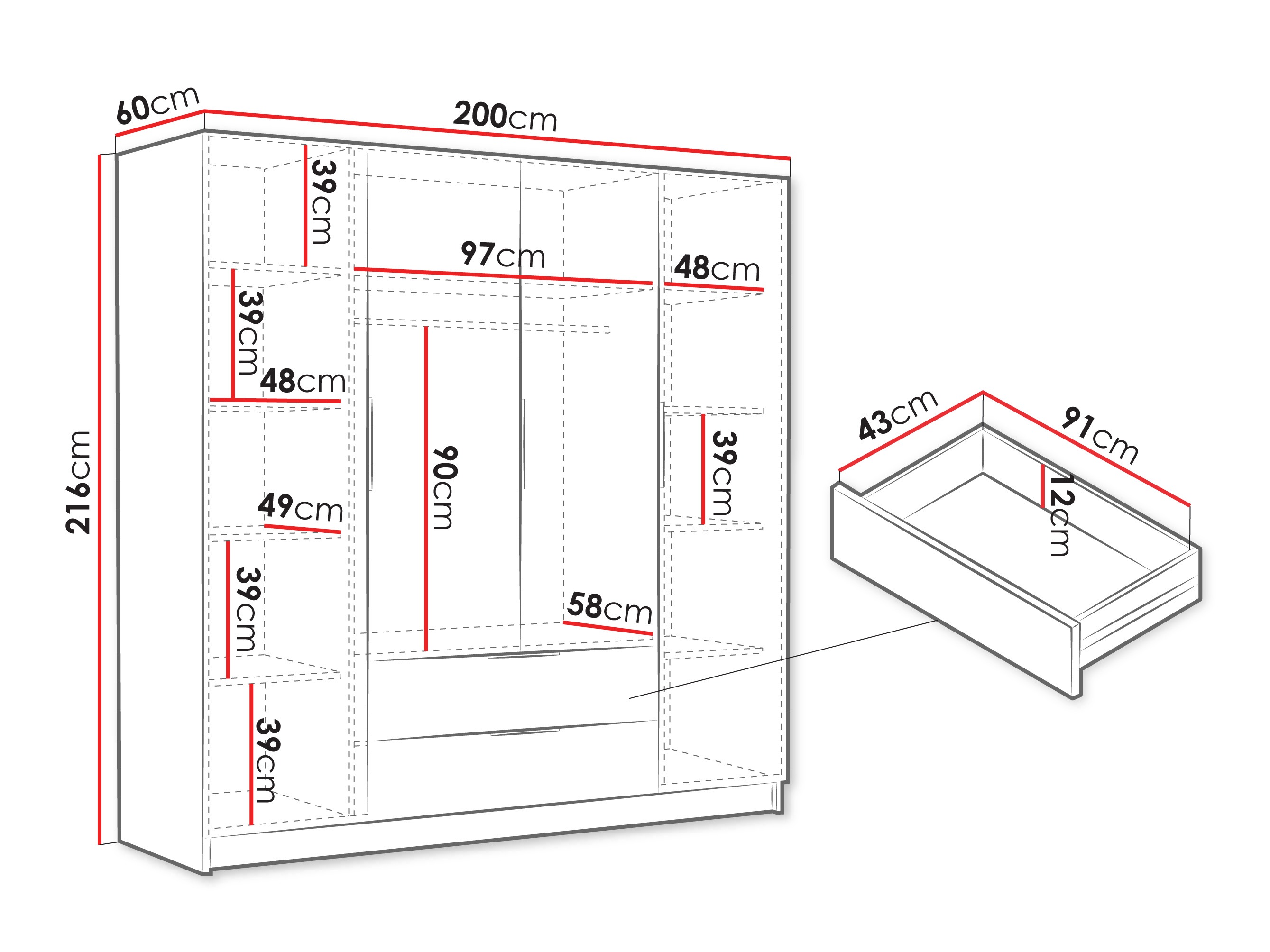 Ormar Closico 202 (Kašmir)