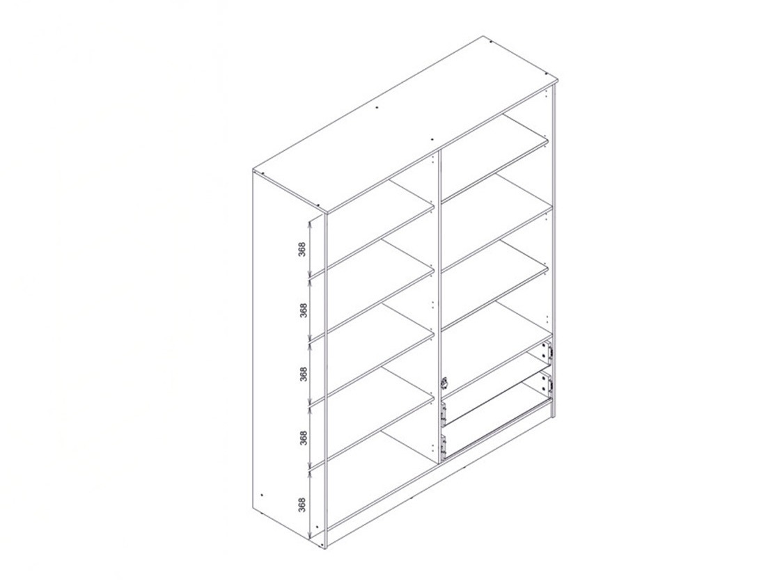 Ormar Orlando 223 (Lagani hrast)