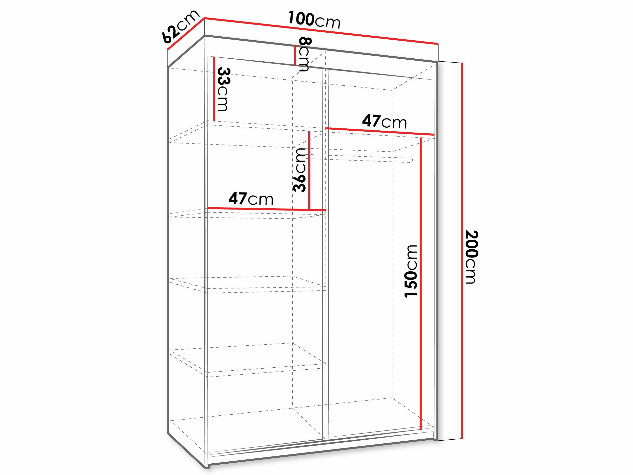 Ormar Dover 104 (Sonoma hrast)