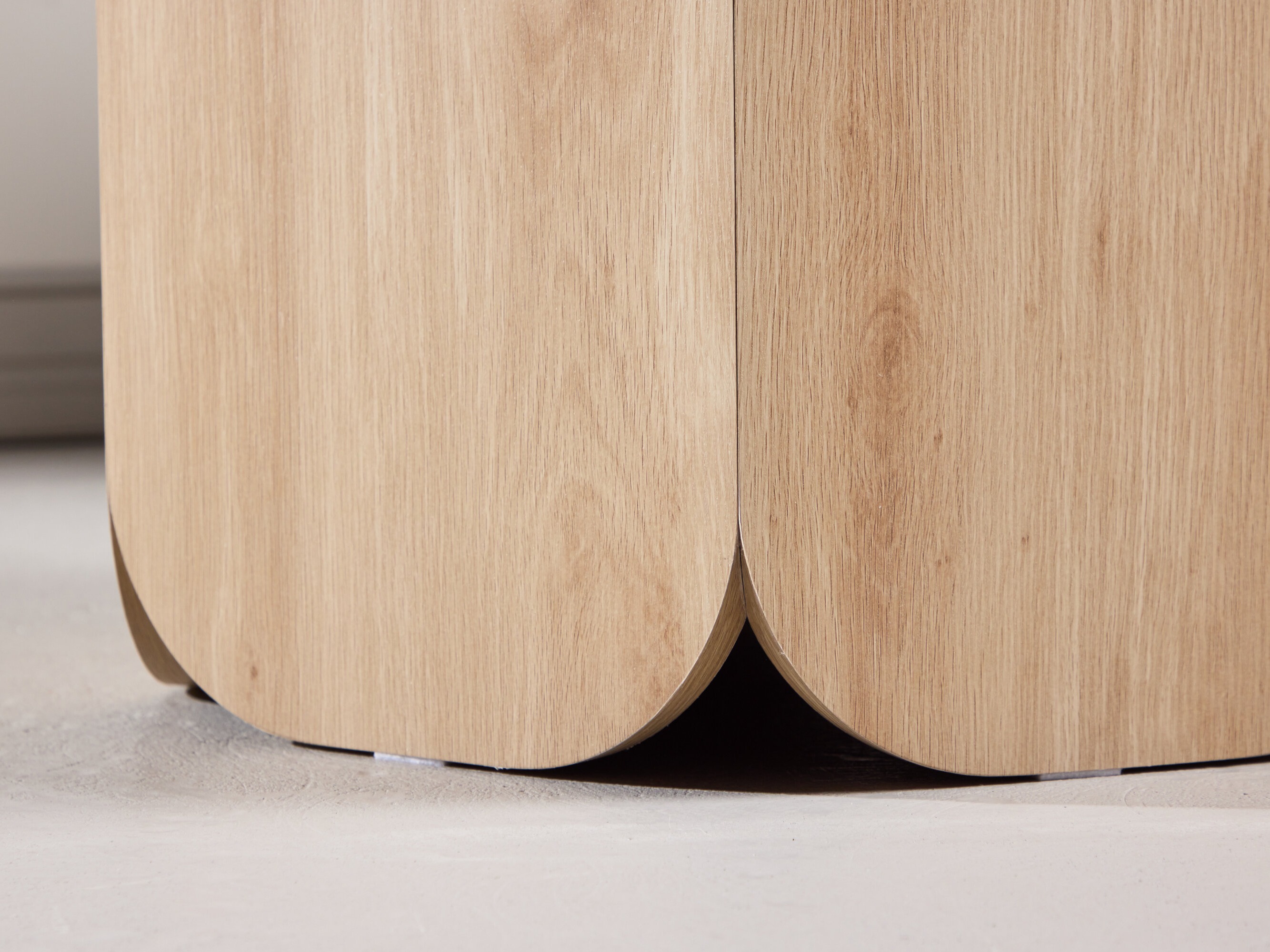 Stol Dallas 4894 (Sivi mramor + Svijetlo smeđa)