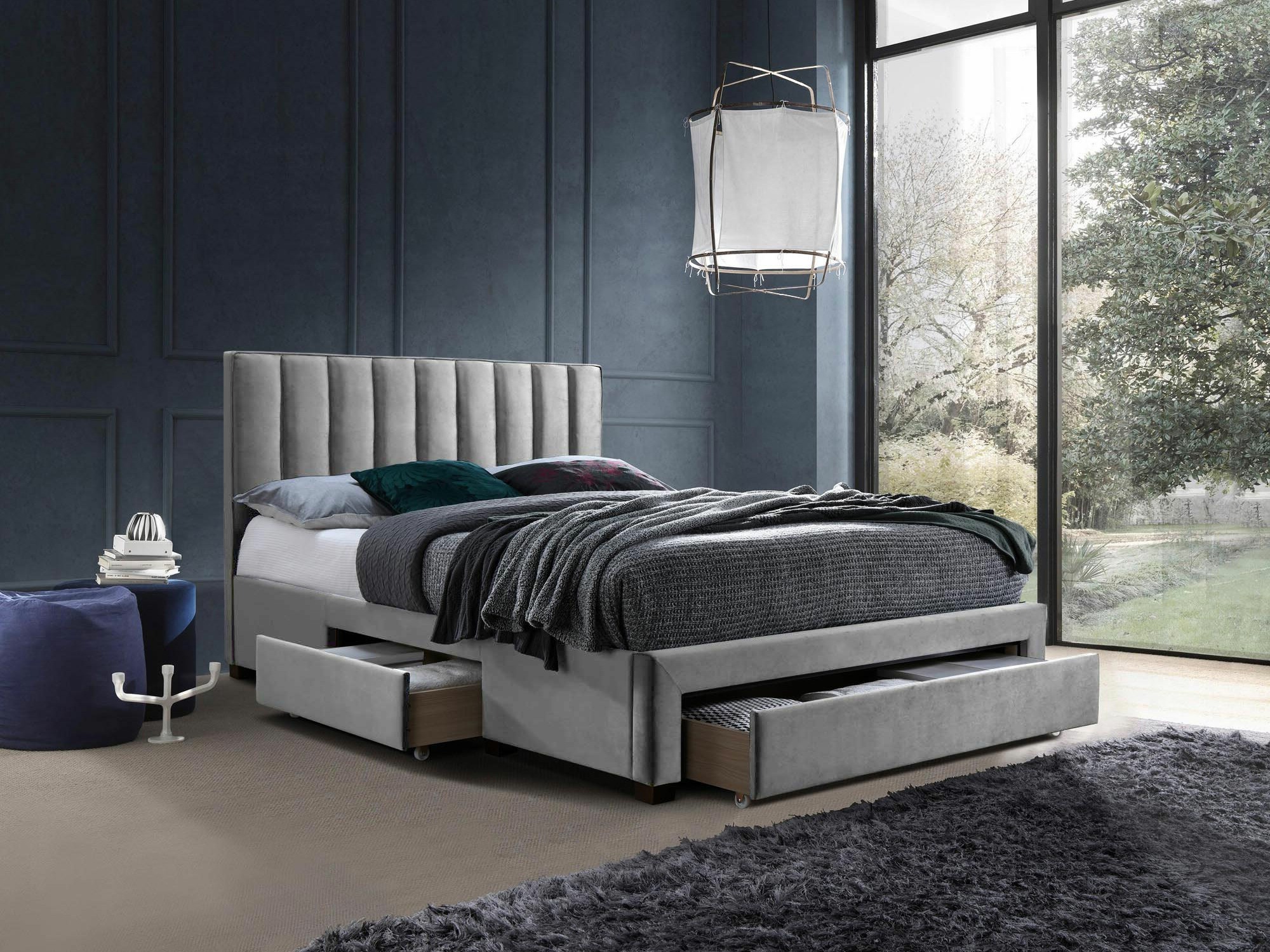 Krevet Houston 869 (Siva)