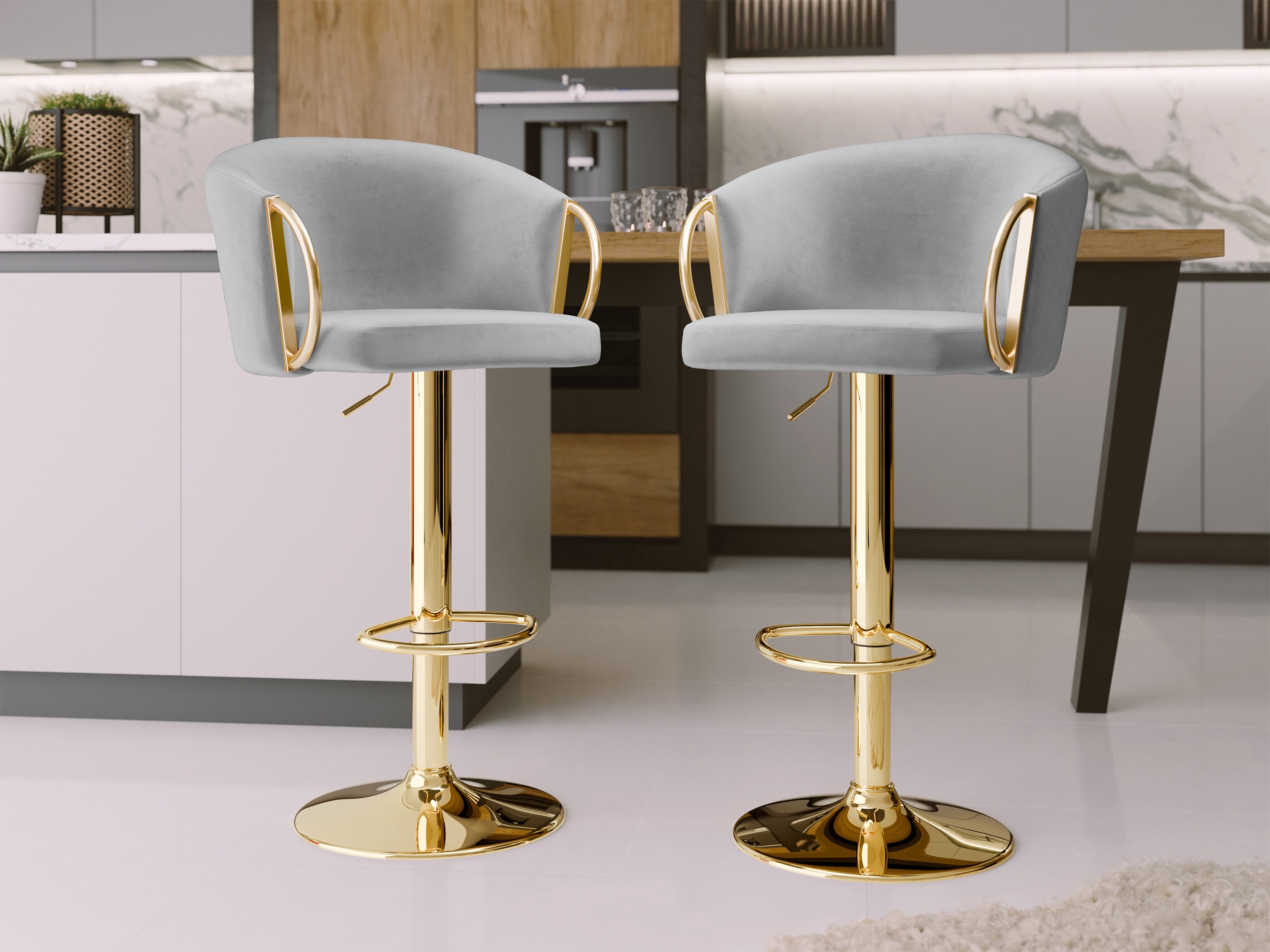 Barska stolica Comfivo 469 (Siva)