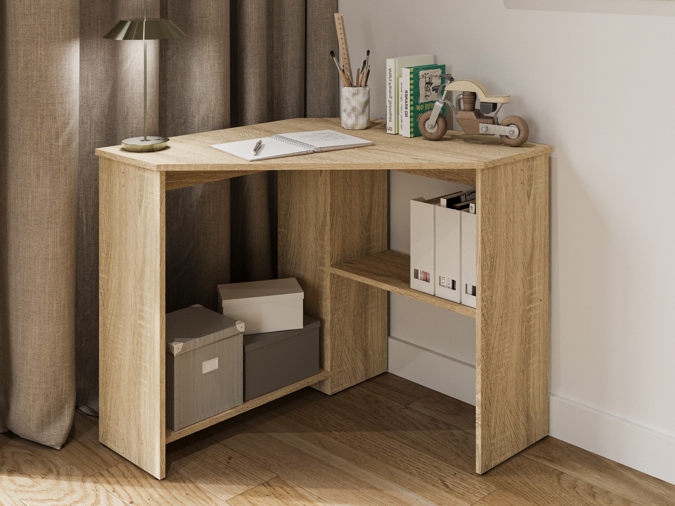 Kutni uredski stol Austin 302 (Sonoma hrast)