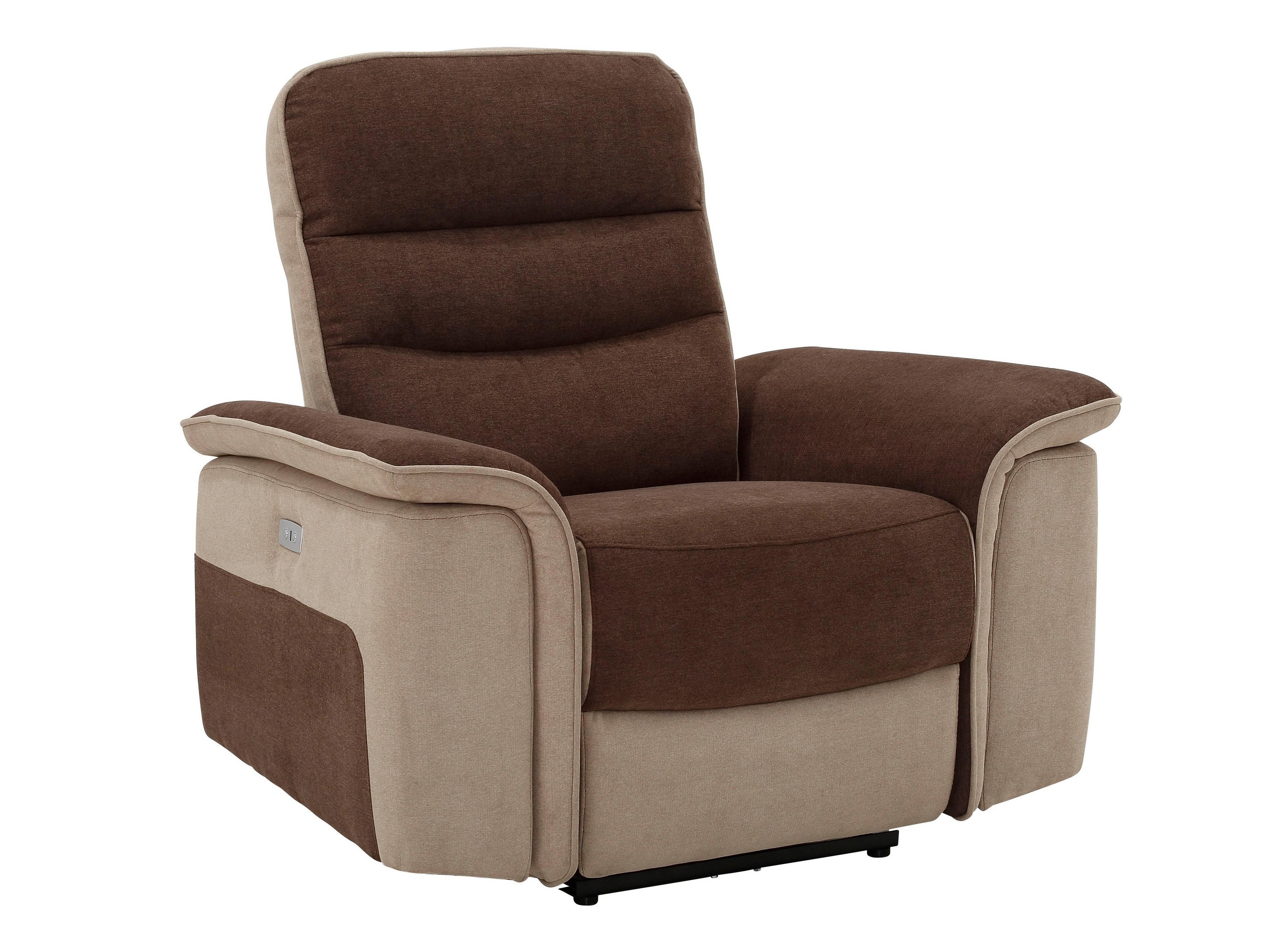 Podesiva fotelja Denton 680 (Smeđa + Bež)