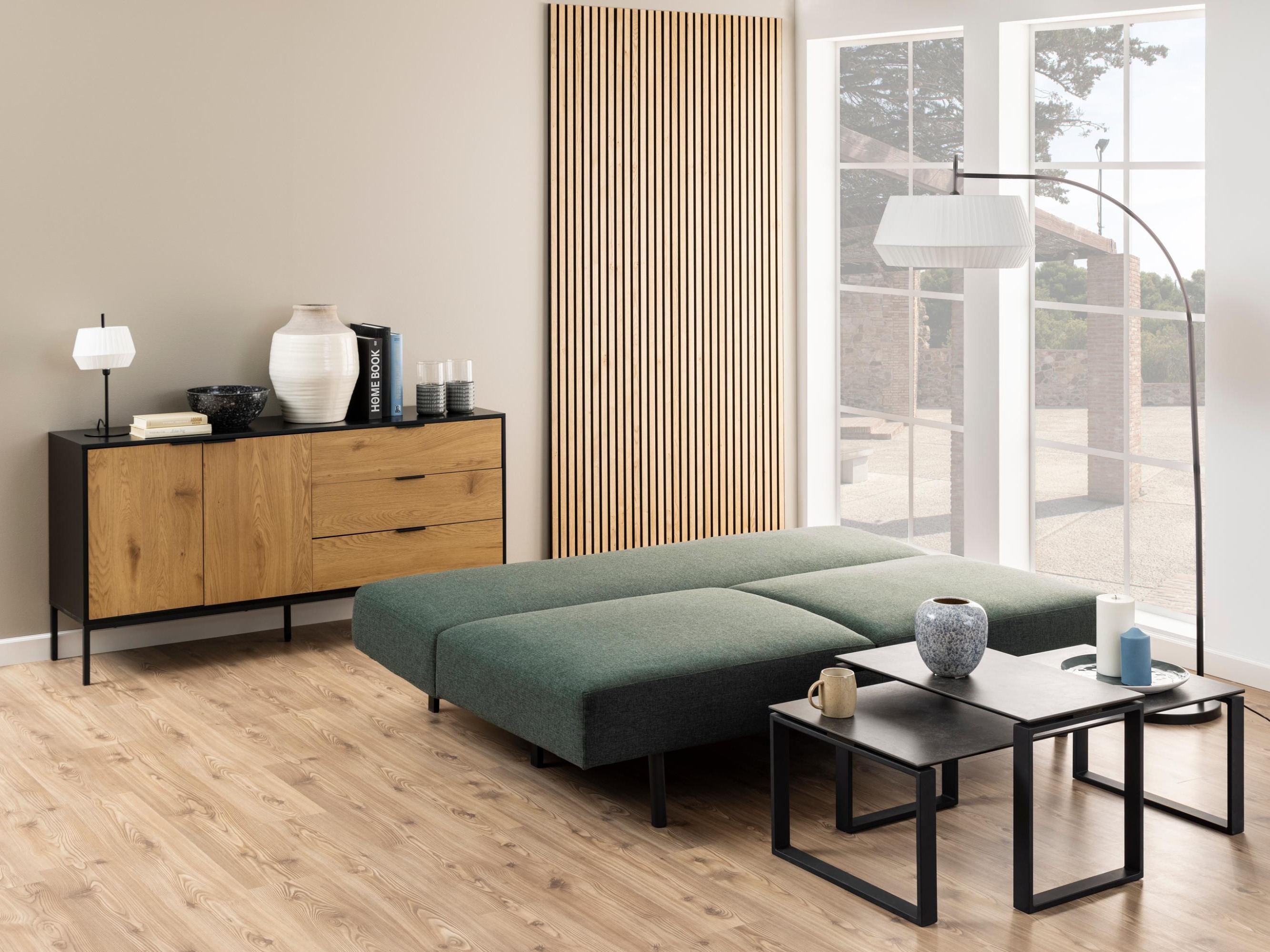 Kauč na razvlačenje Norsica 436 (Tamnozelena)