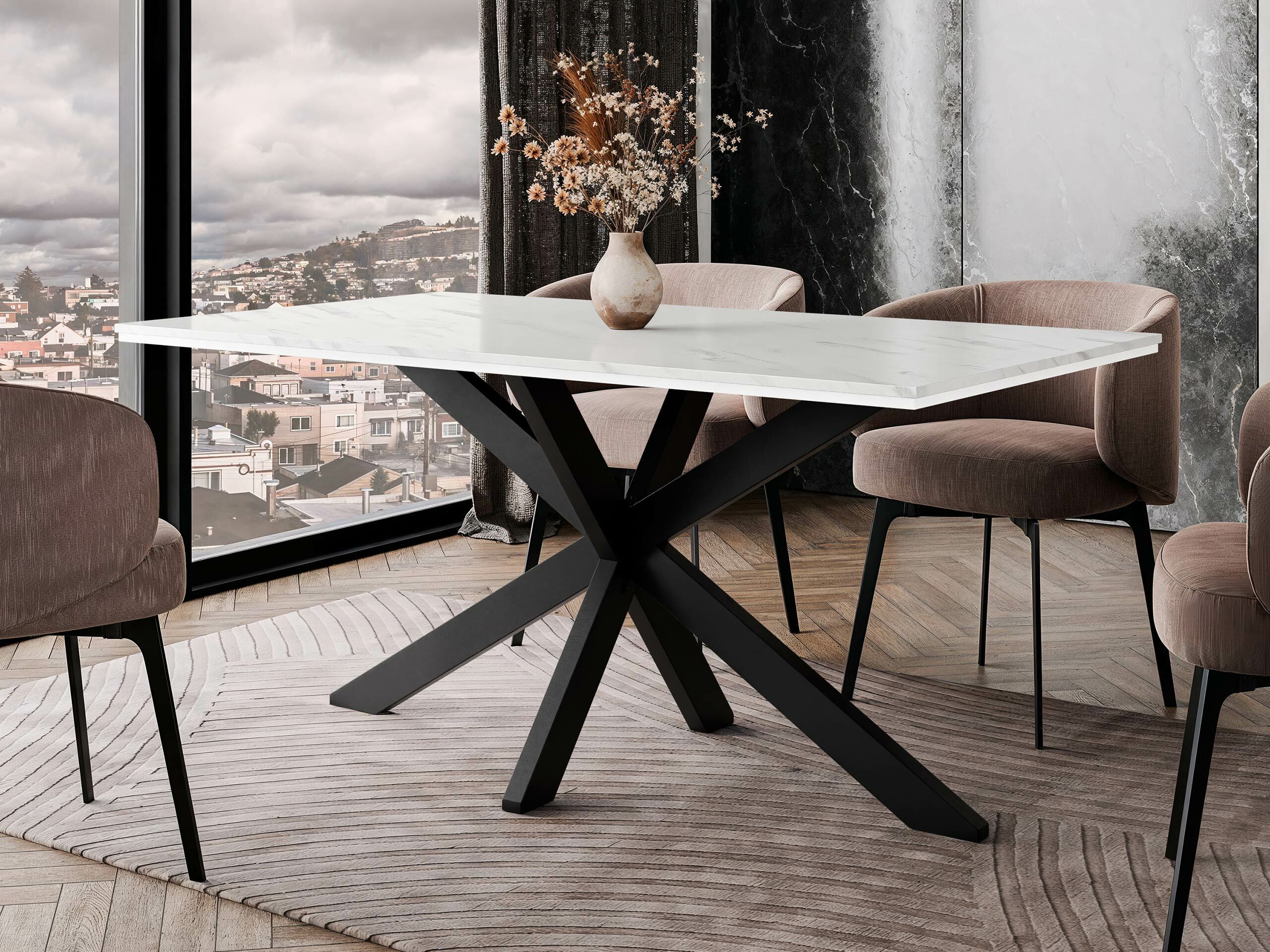 Stol Goodyear 136 (Bijeli mramor)