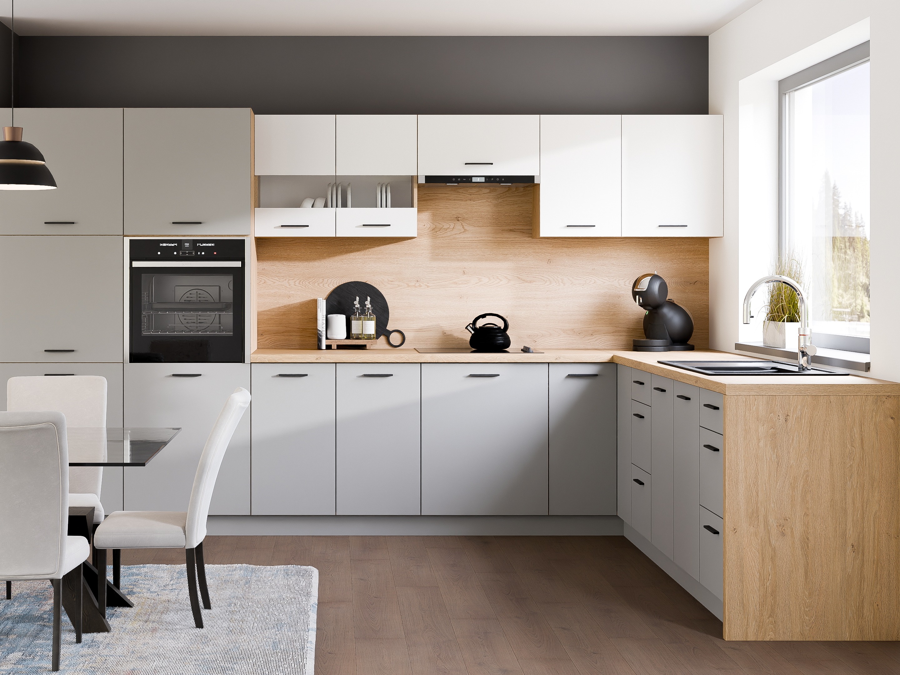 Modularni ormarić s ladicama Ati Grey 103