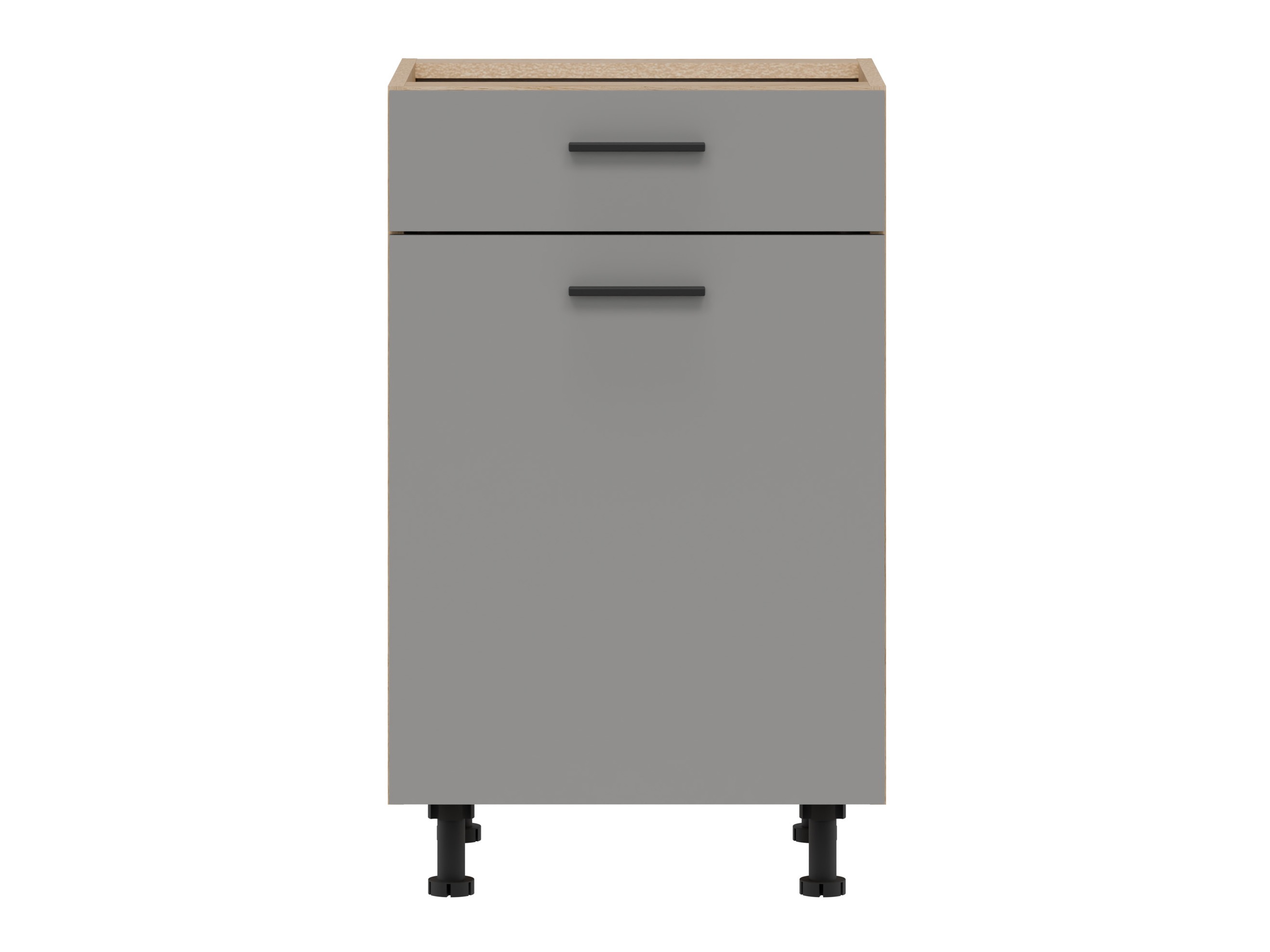 Modularni ormarić s ladicom i vratima Ati Grey 104