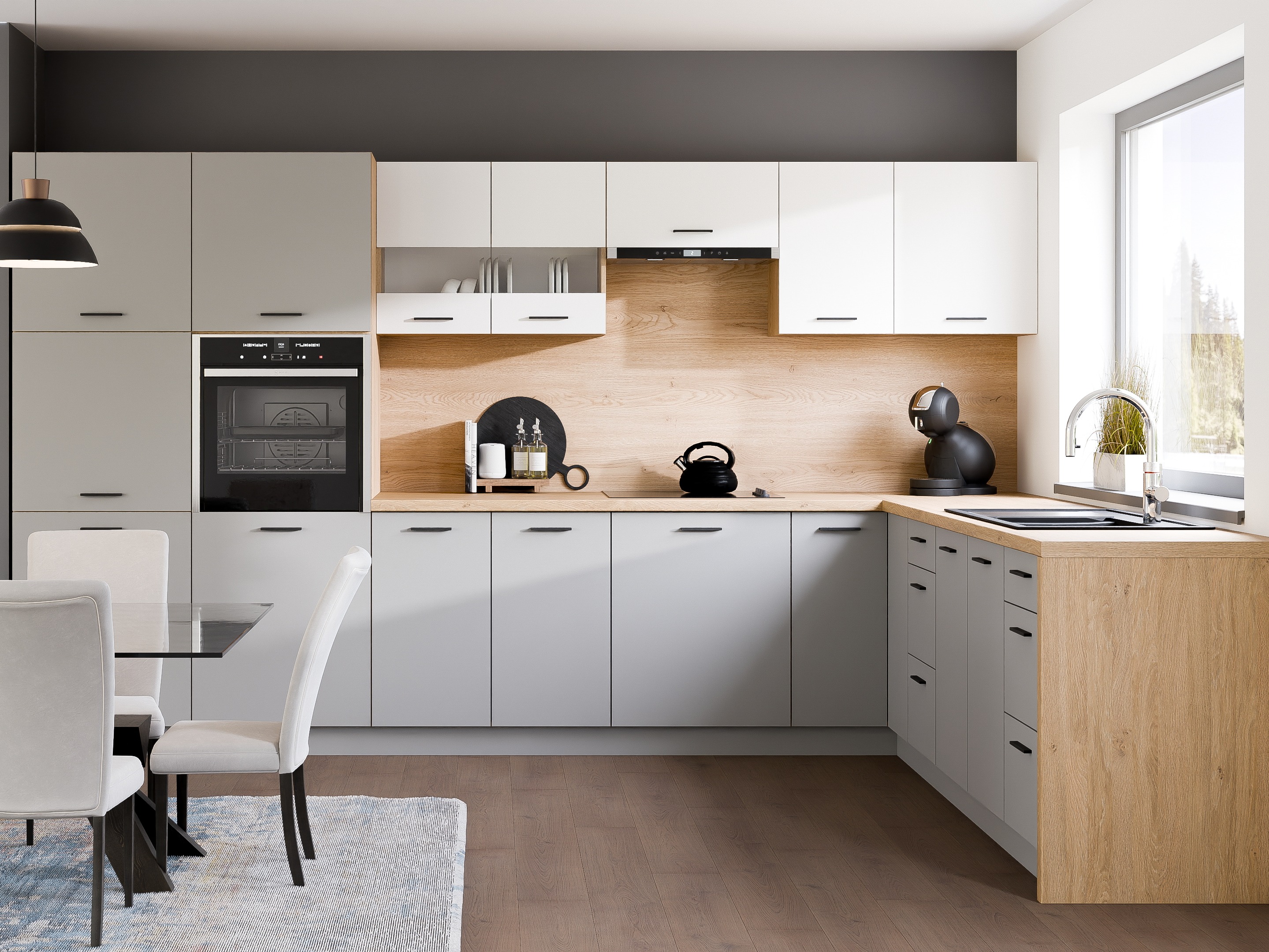 Modularan kutni ormarić Ati Grey 112