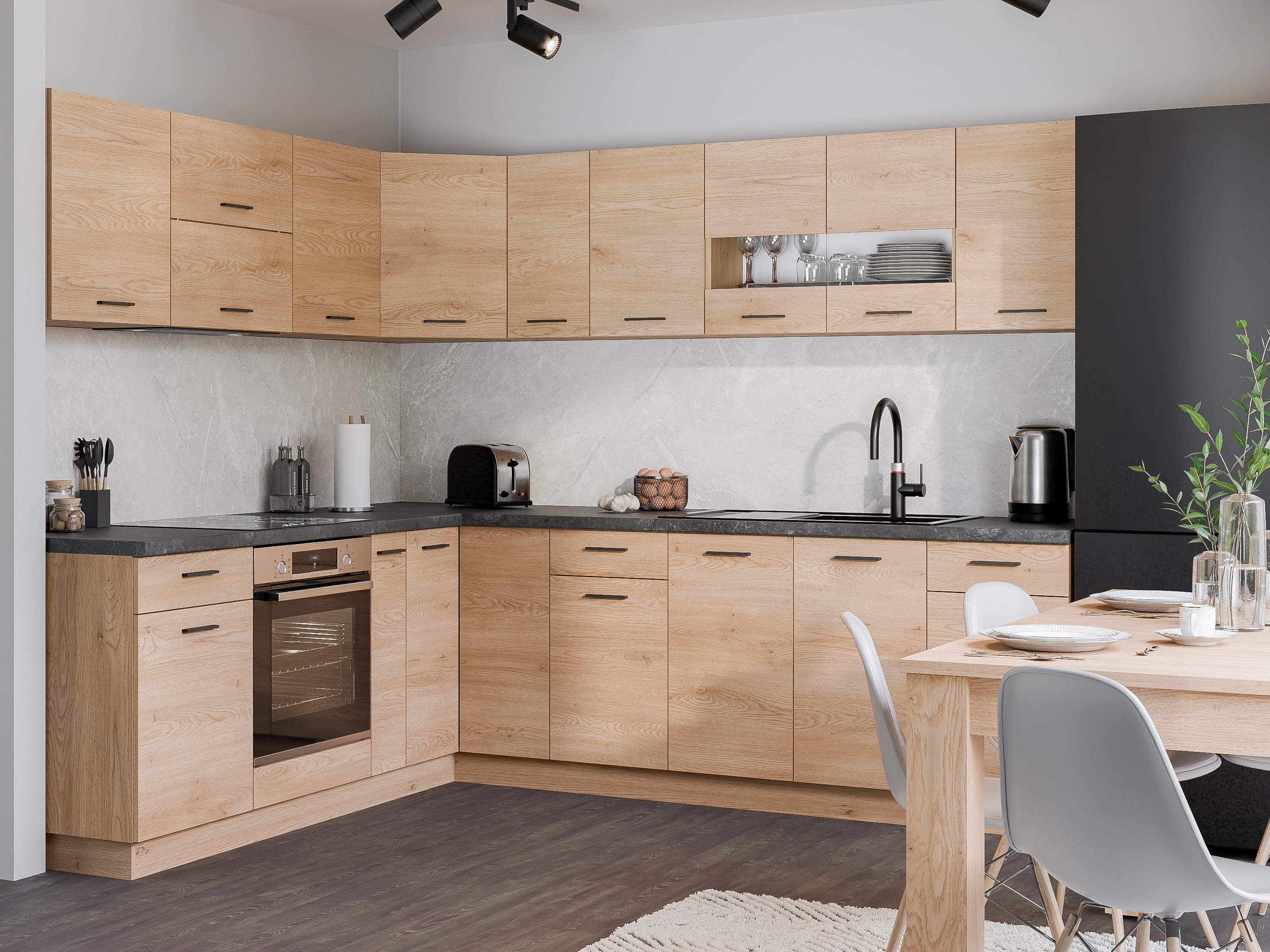 Modularan zidni kutni ormarić Ati Torro 110