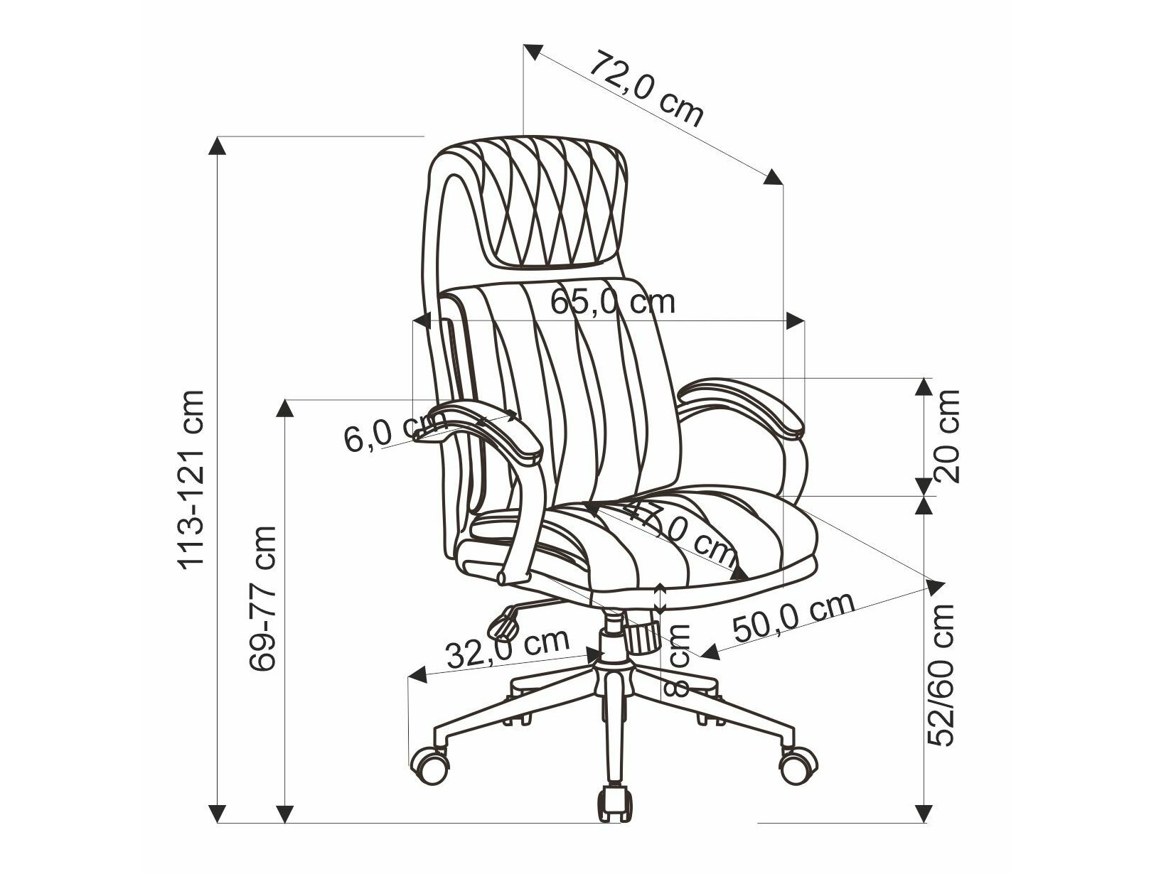 Uredska stolica Houston 1606