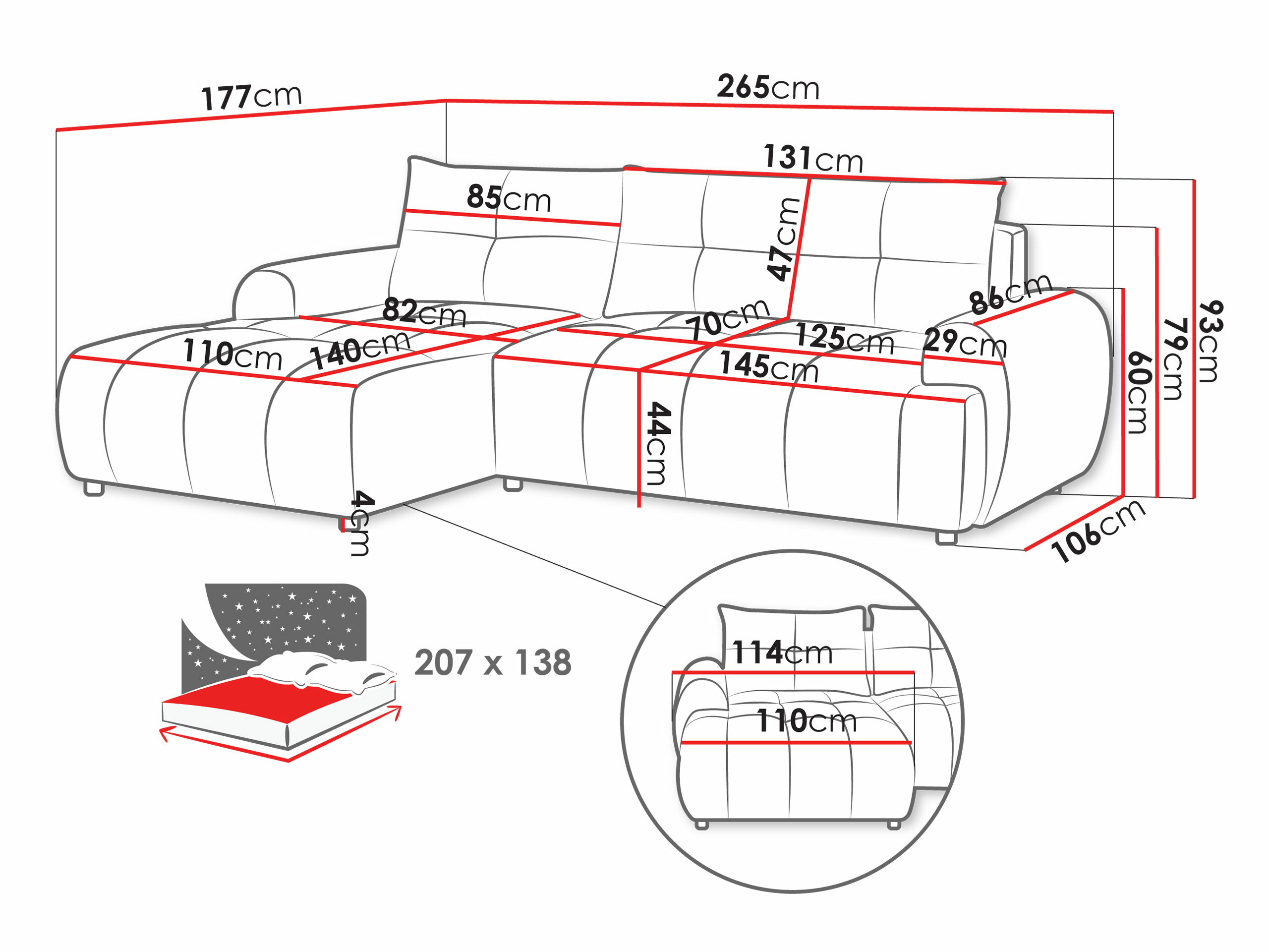 Kutna garnitura TrendyNest Corvella (Velo 621)