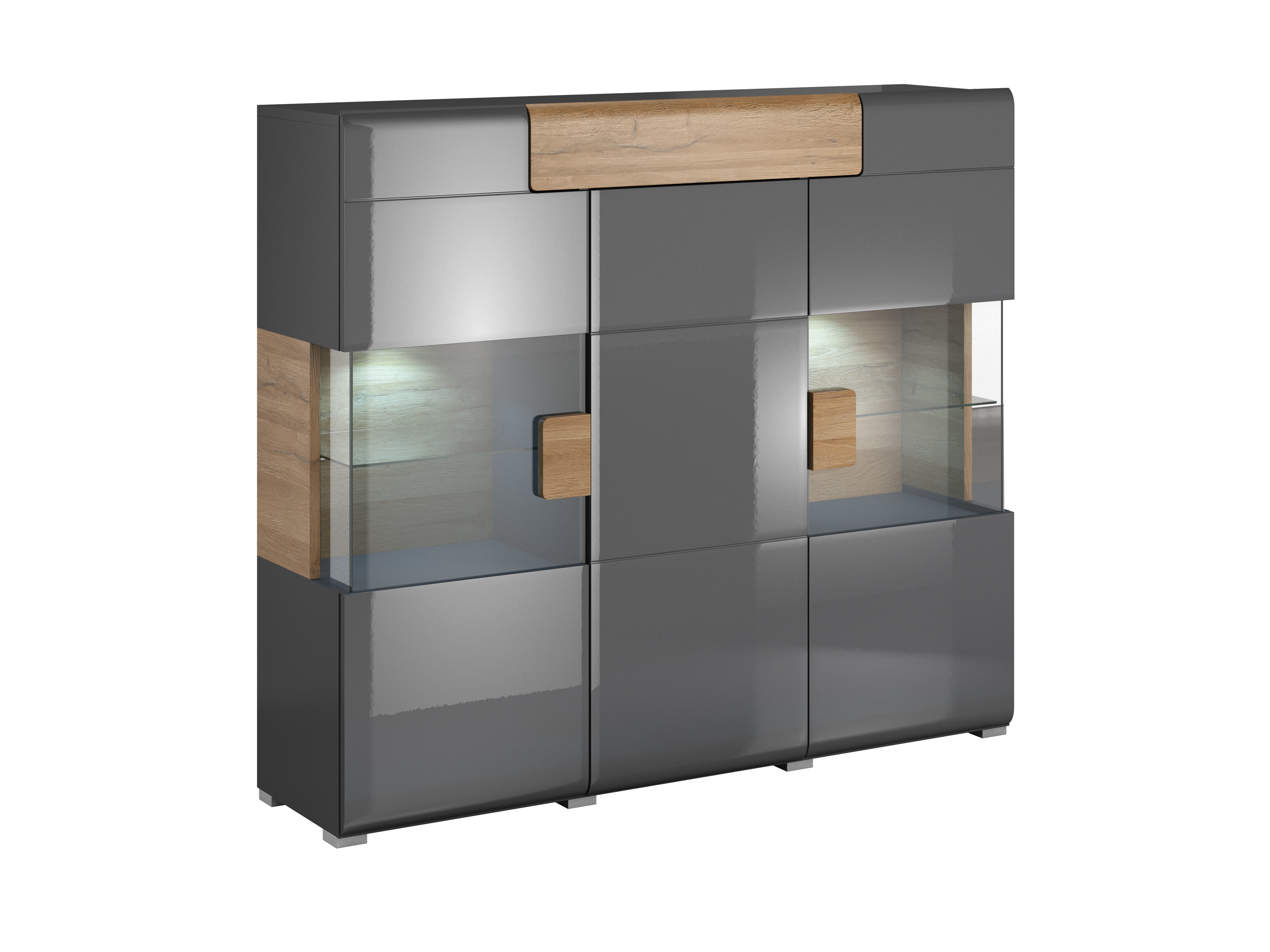 Ormarić Torsone 100 (Antracit + Gloss antracit + Hrast Grandson)