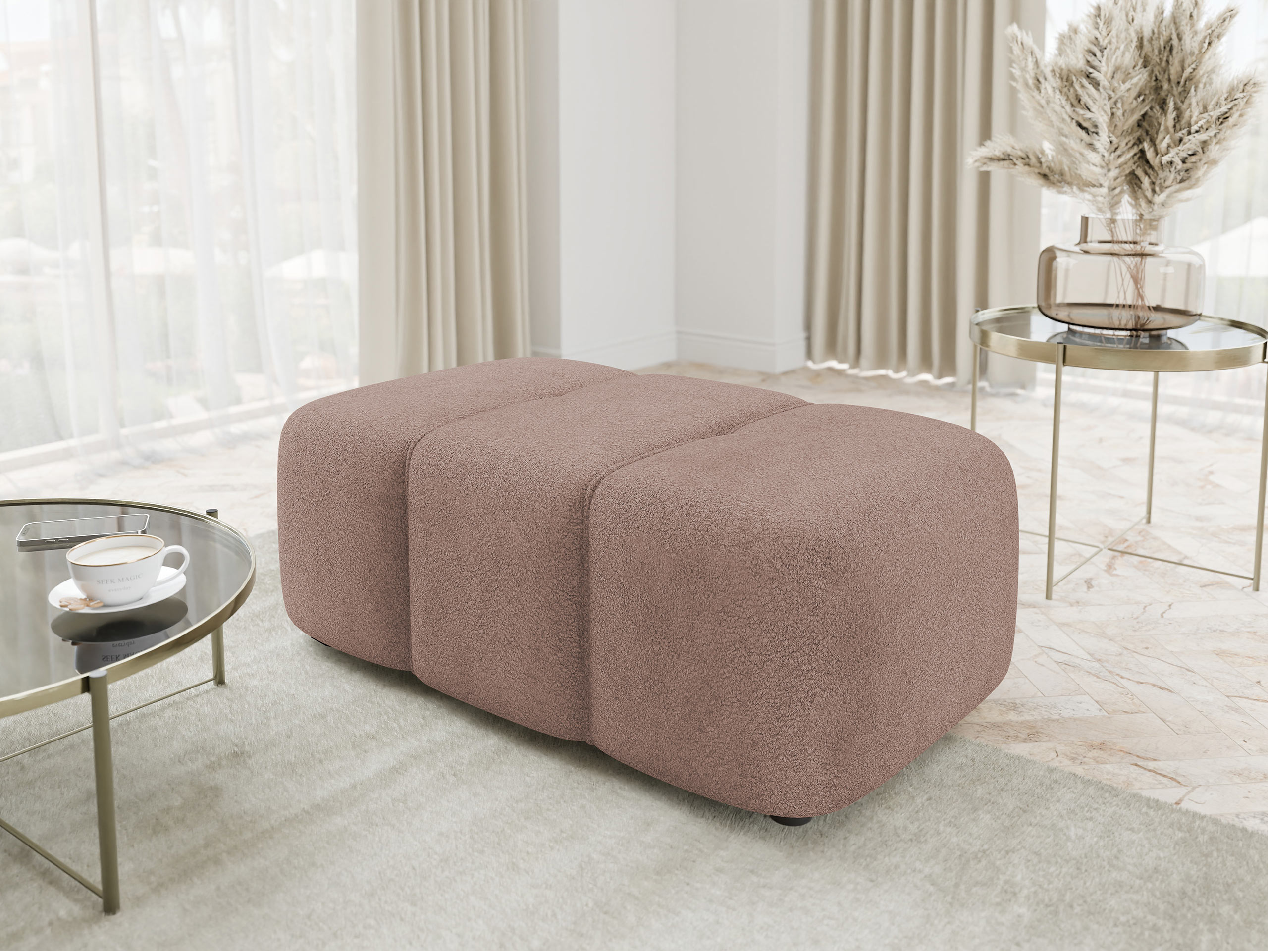 Tapecirana klupa Comfivo 472 (Coral 45)