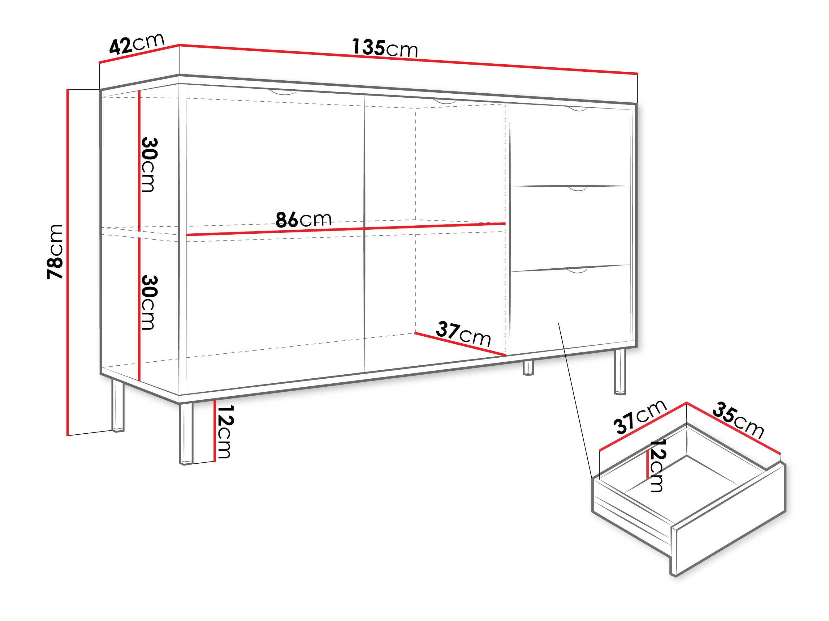 Komoda Comfivo Elblare I