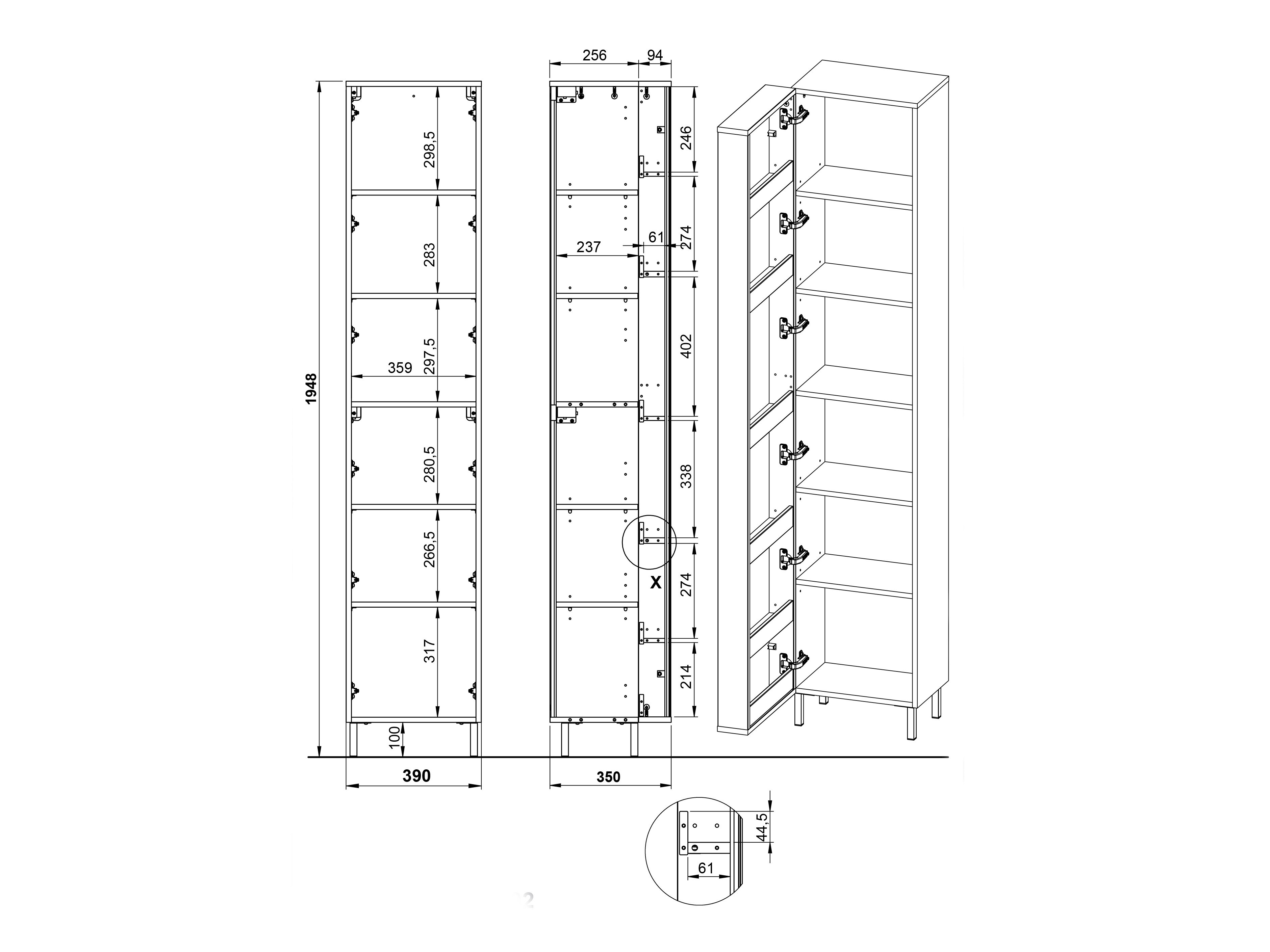 Kupaonski namještaj Fenetro 103