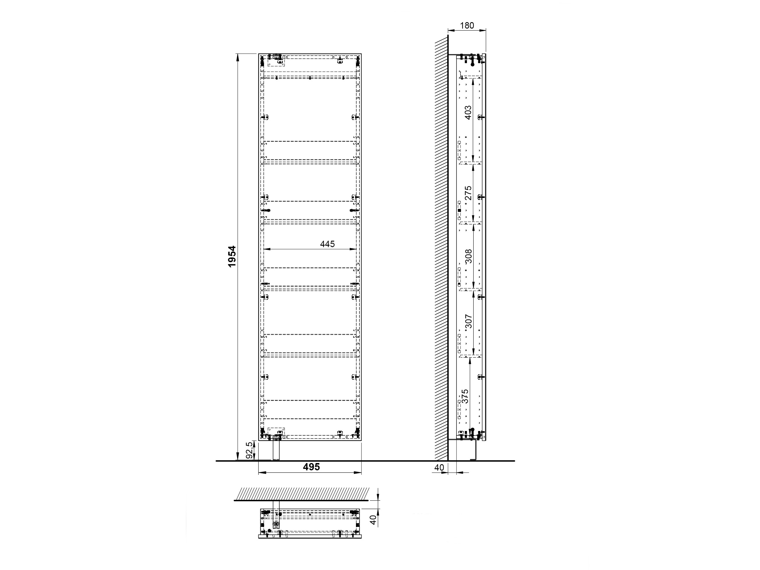 Polica za cipele Sacramento 119 (Antracit)