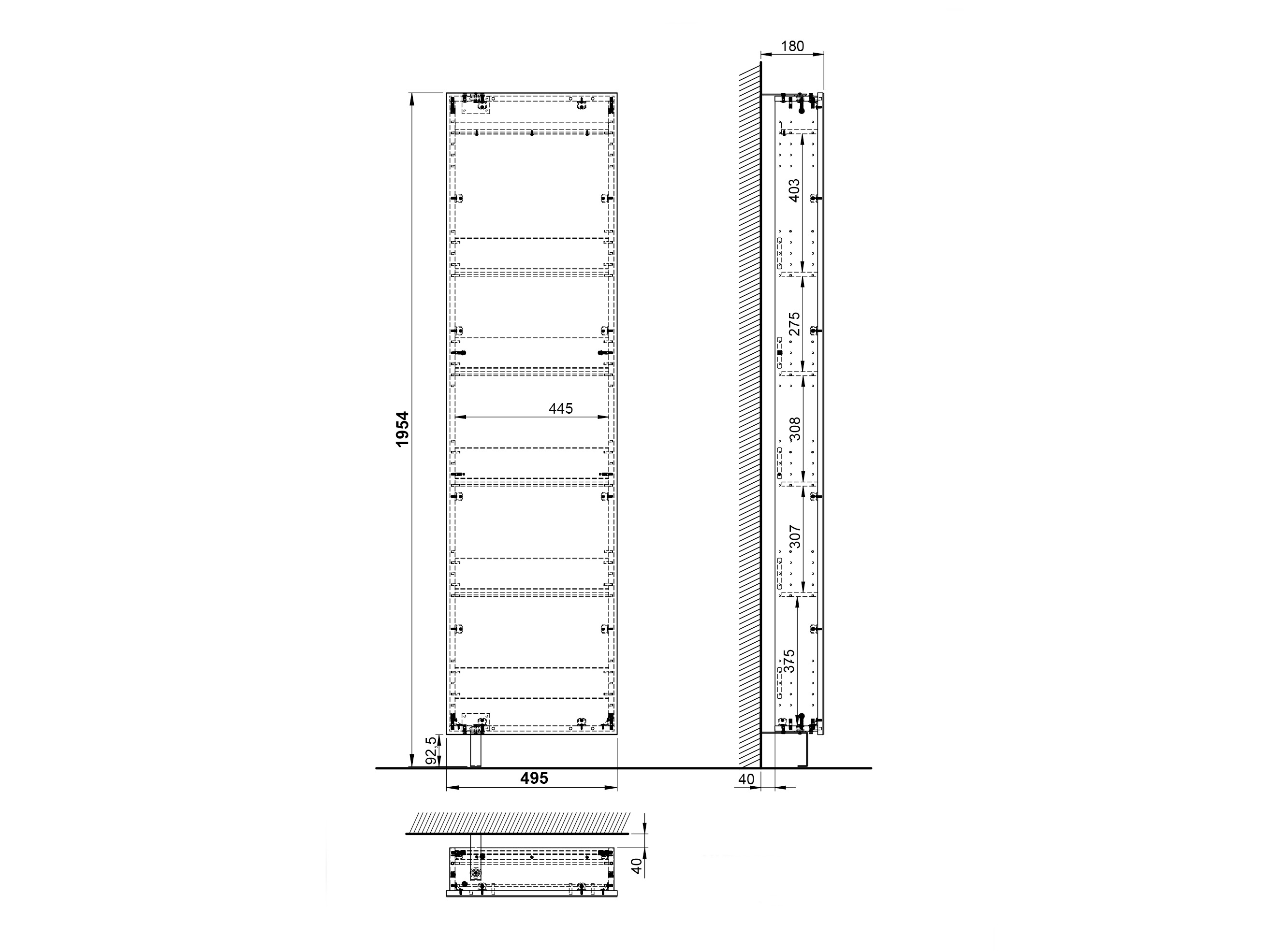 Polica za cipele Sacramento 119 (Bijela)