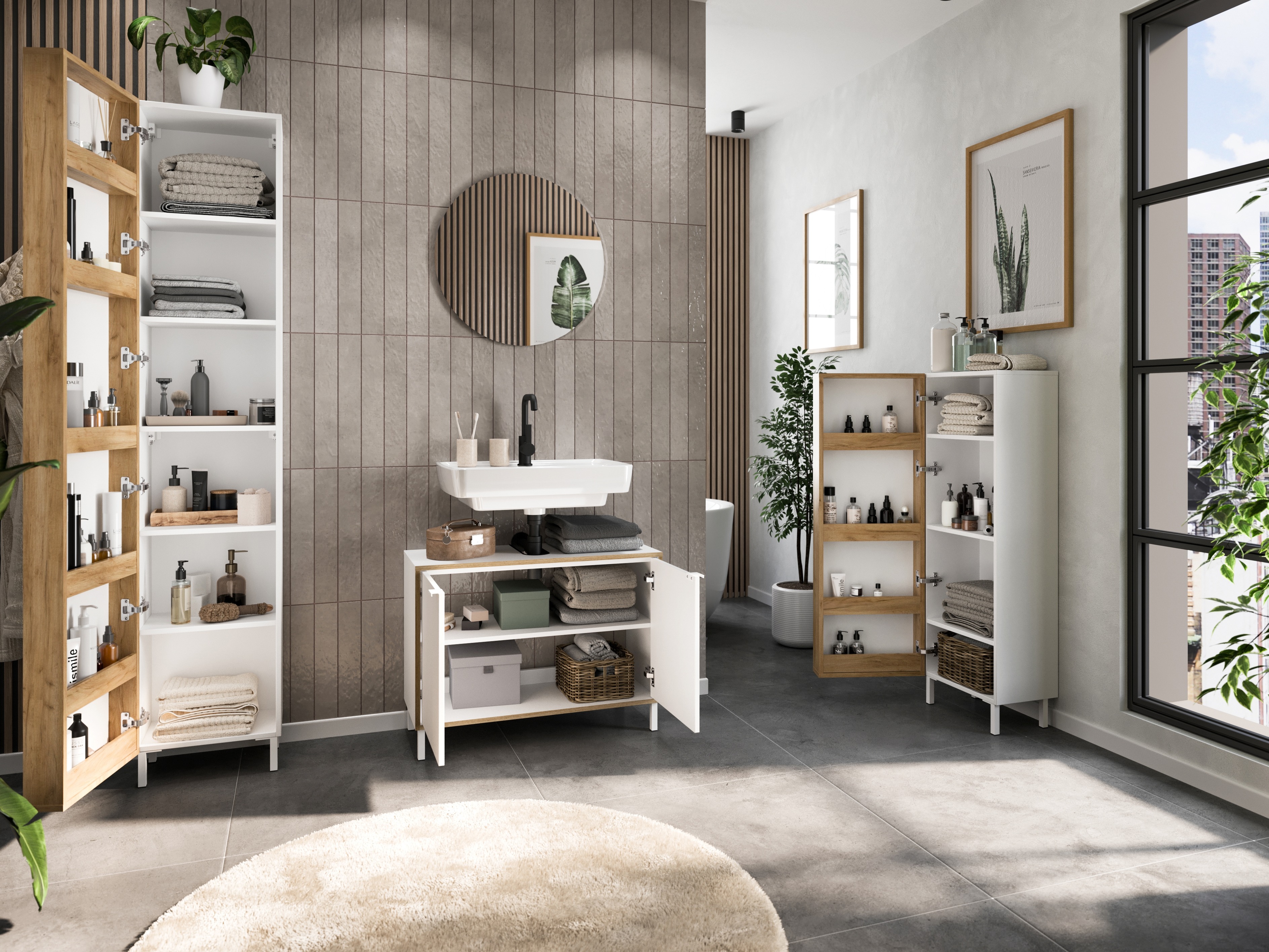 Samostojeći kupaonski ormarić Fenetro 101