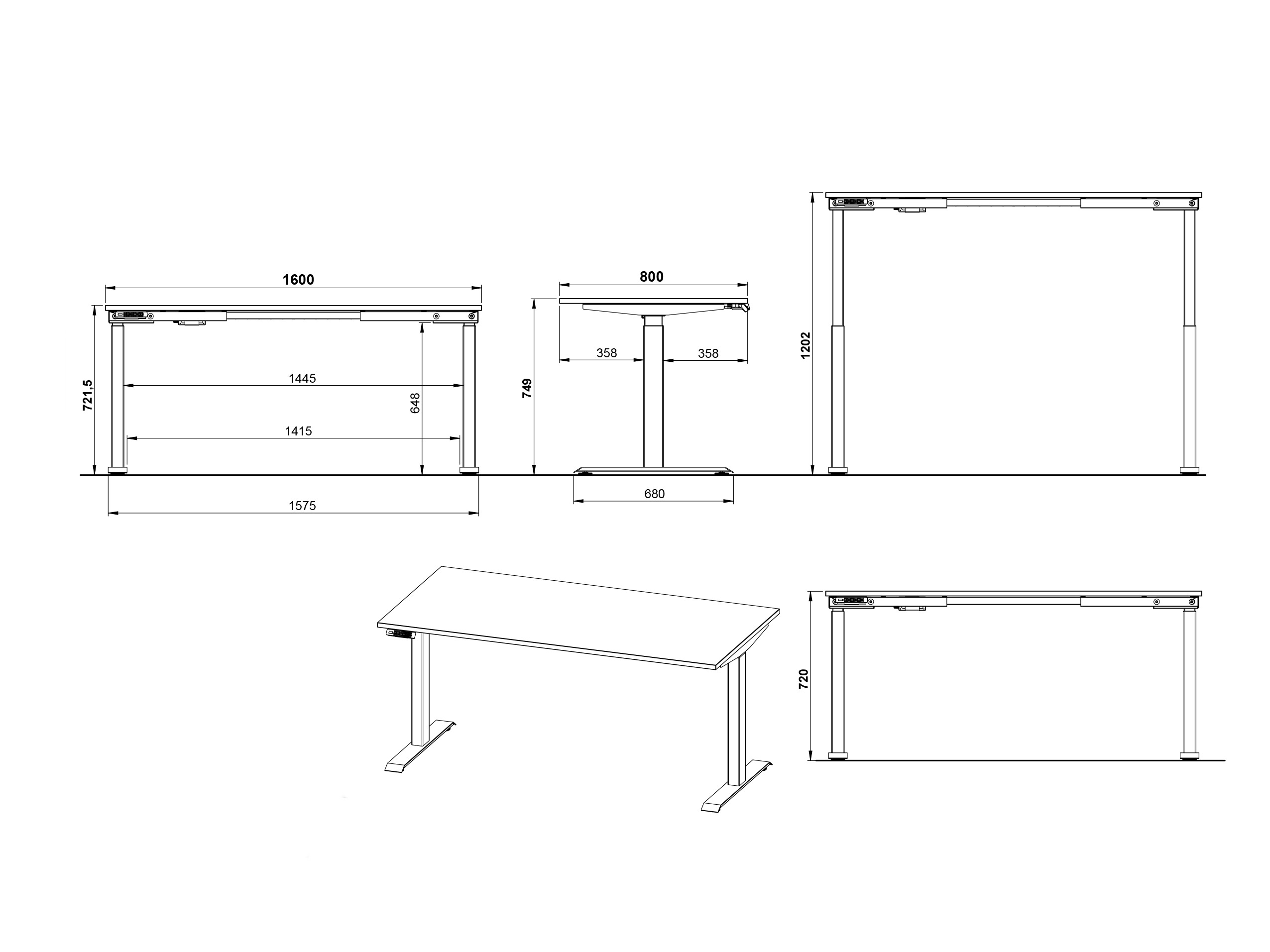 Set za kućni ured Elbcali 107