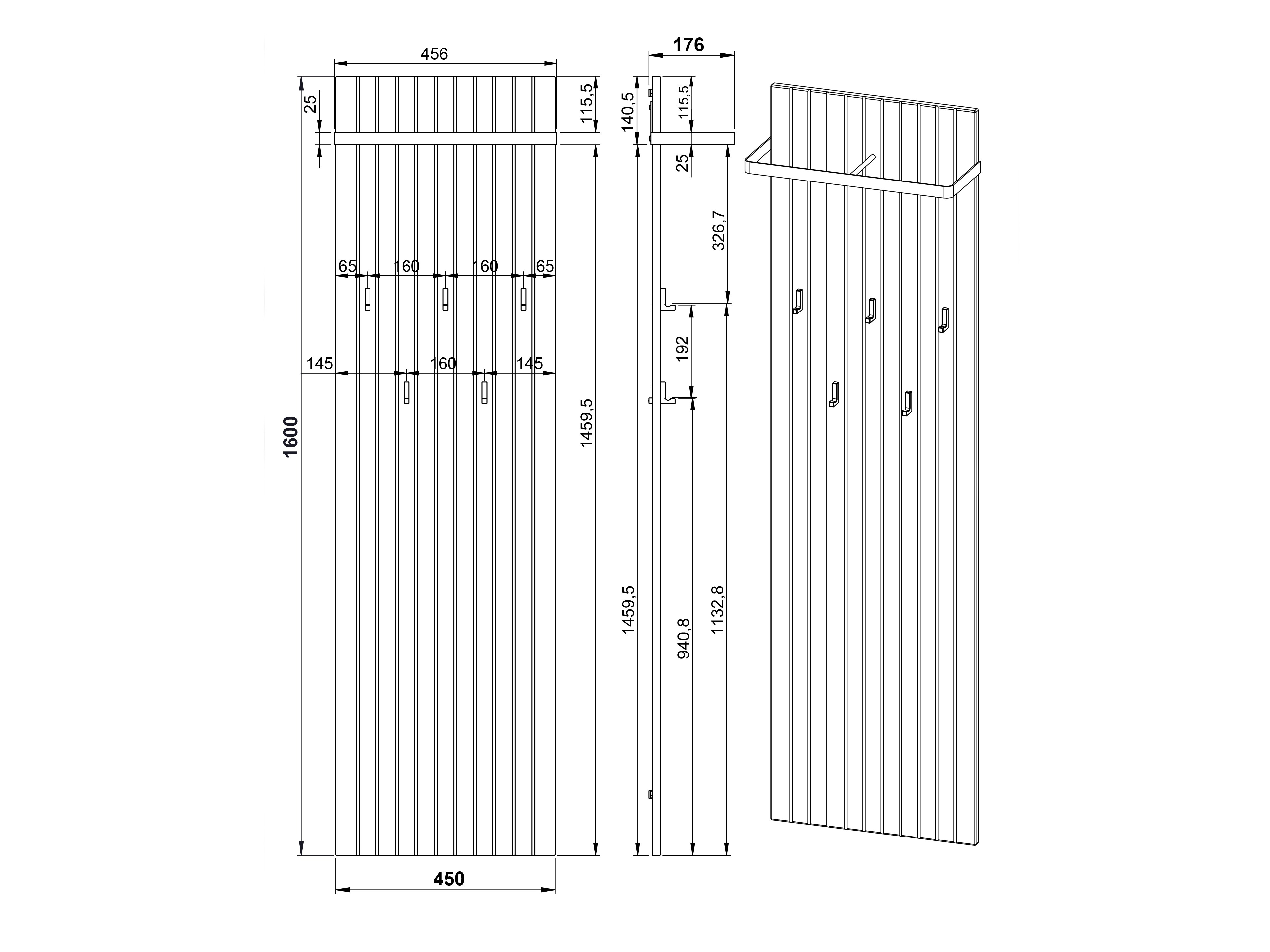 Vješalica Sacramento 518