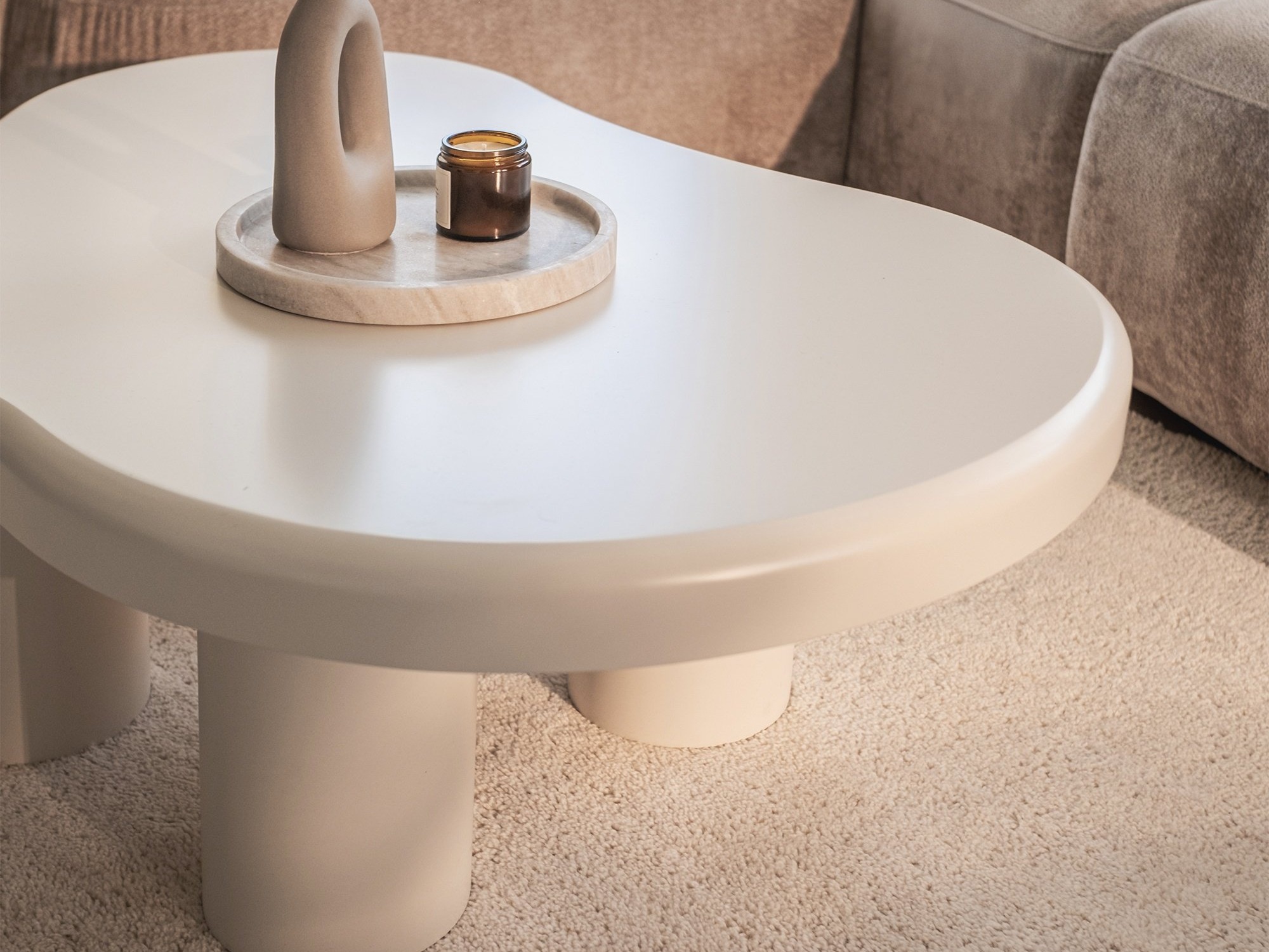 Stolić za kavu Burleson 461 (Bijela)