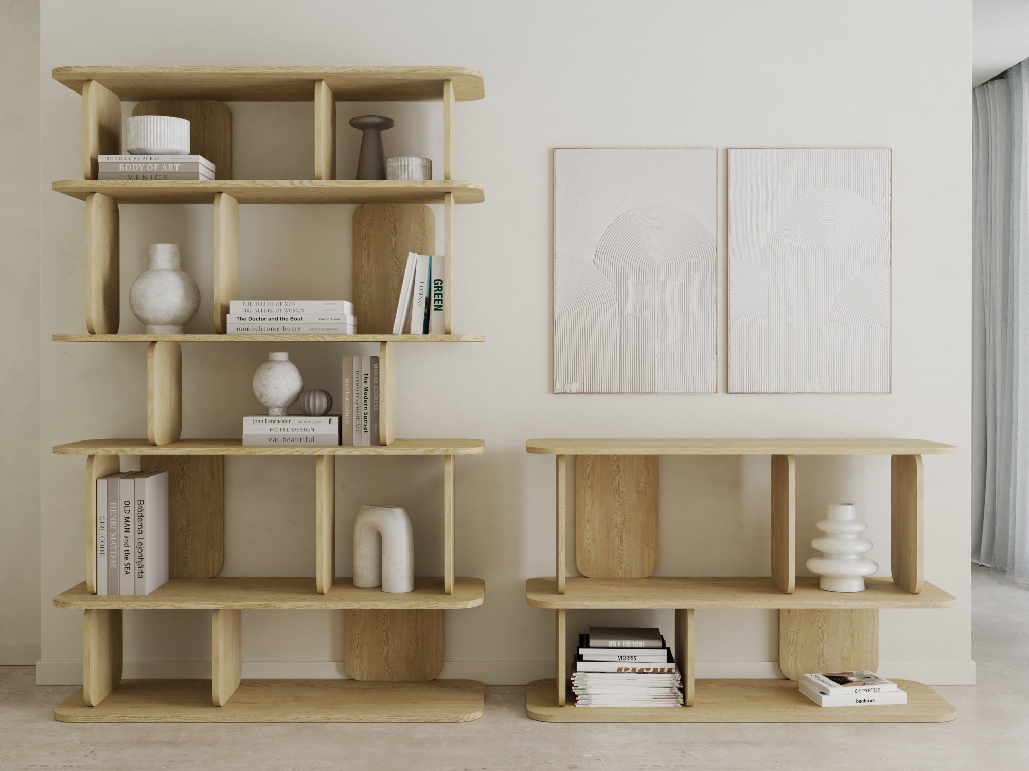 Polica Burleson 462 (Hrast Torro)