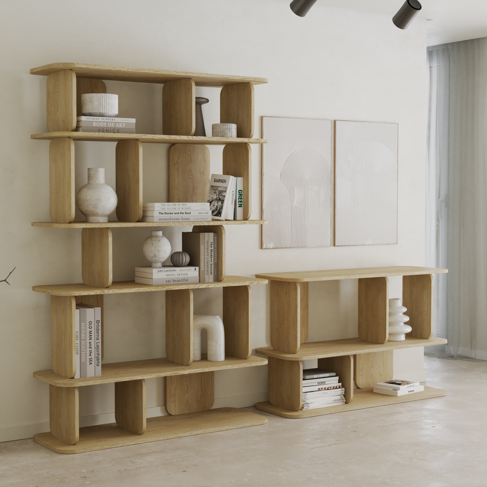 Polica Burleson 463 (Hrast Torro)