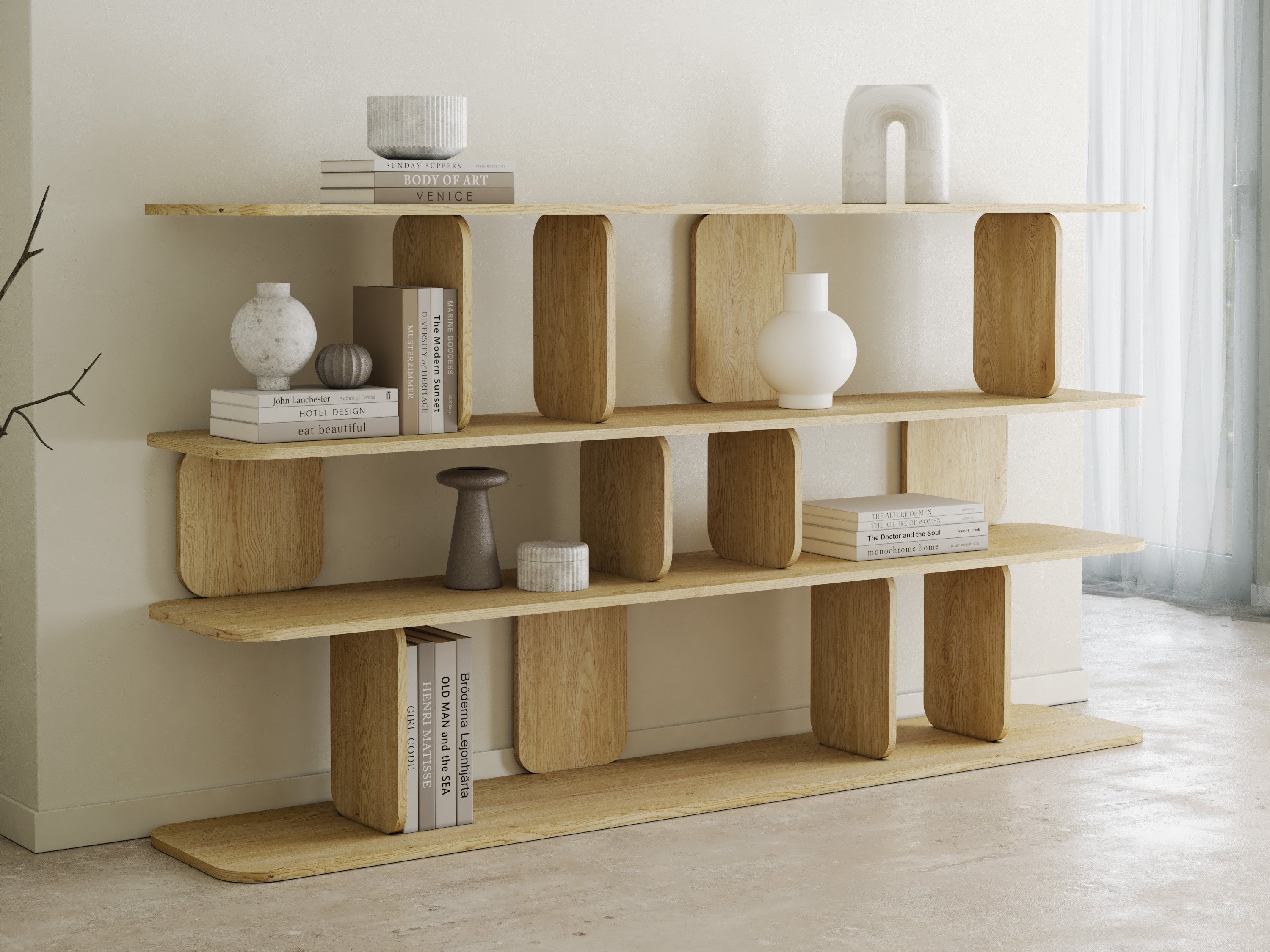 Polica Burleson 464 (Hrast Torro)