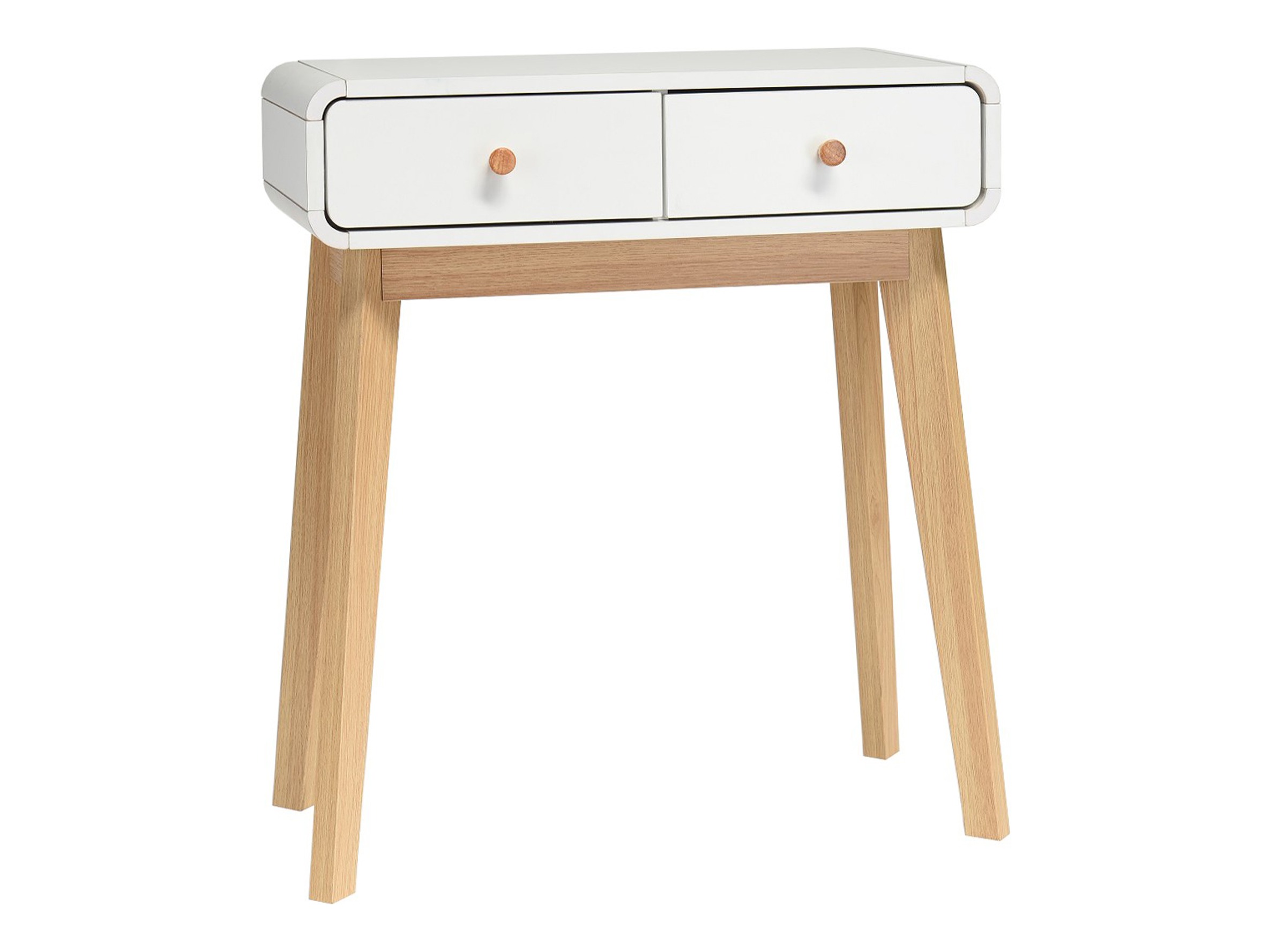 Konzolni stolić Elbtena 106 (Bijela + Hrast)