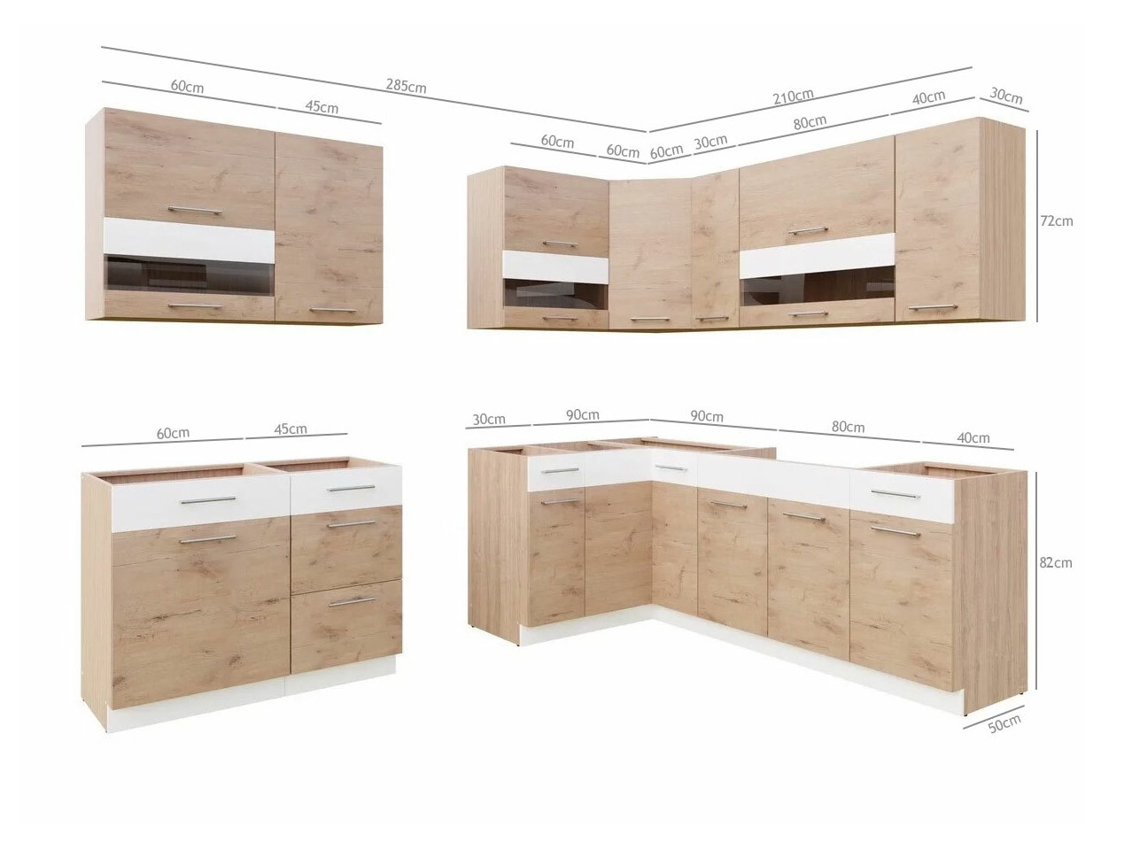 Modularan kuhinjski set Mode Beech 131