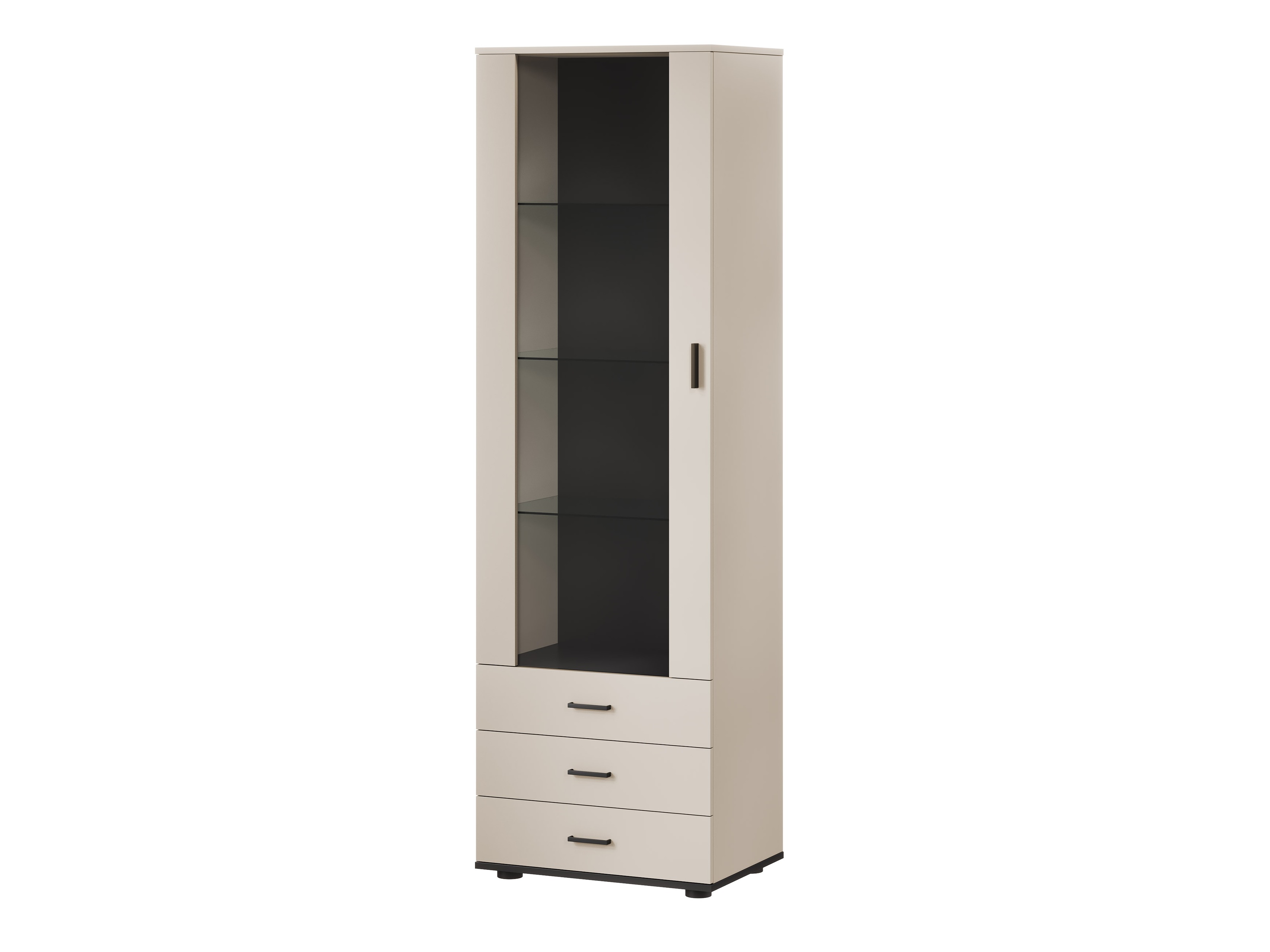 Polica Tornola 102 (Kašmir + Crna)
