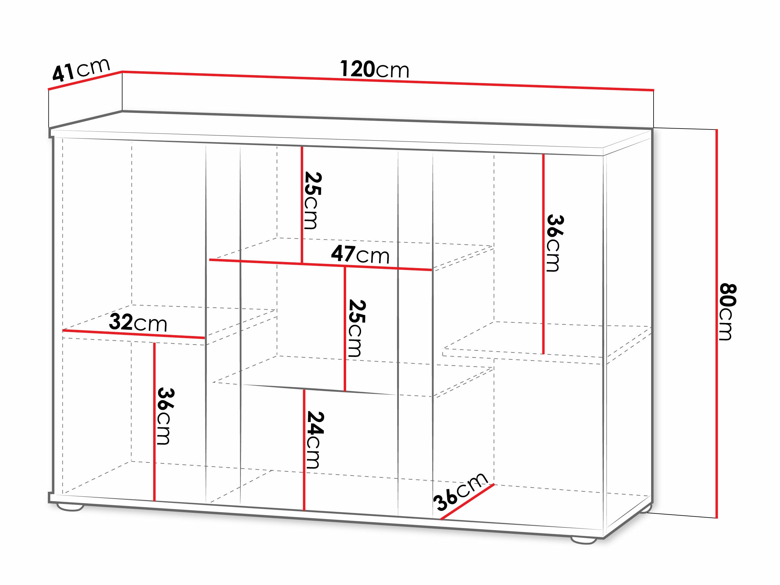 Ormarić Tornola 106 (Bijela + Sjajno bijela)