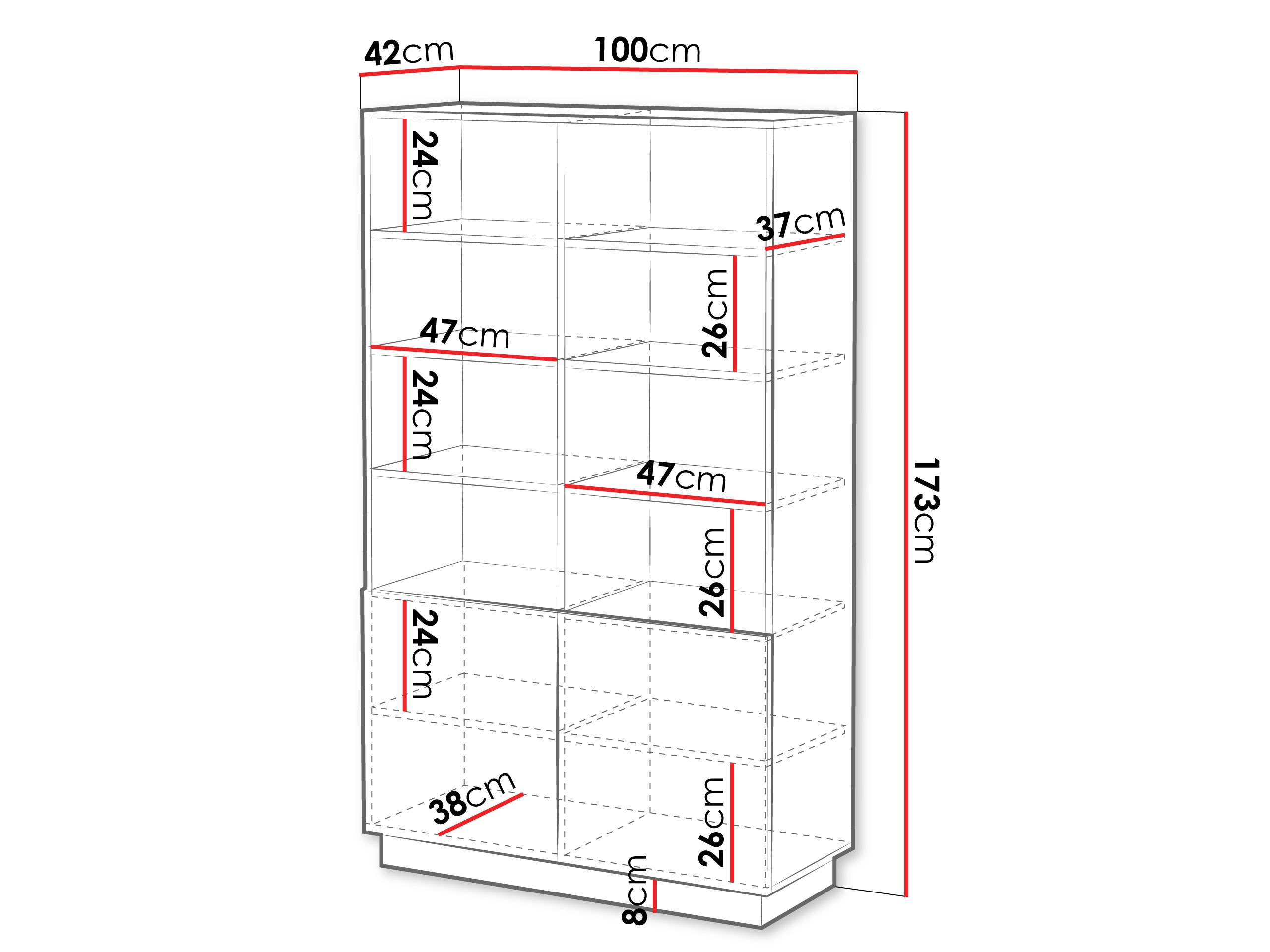 Polica Lingua (Bijela)