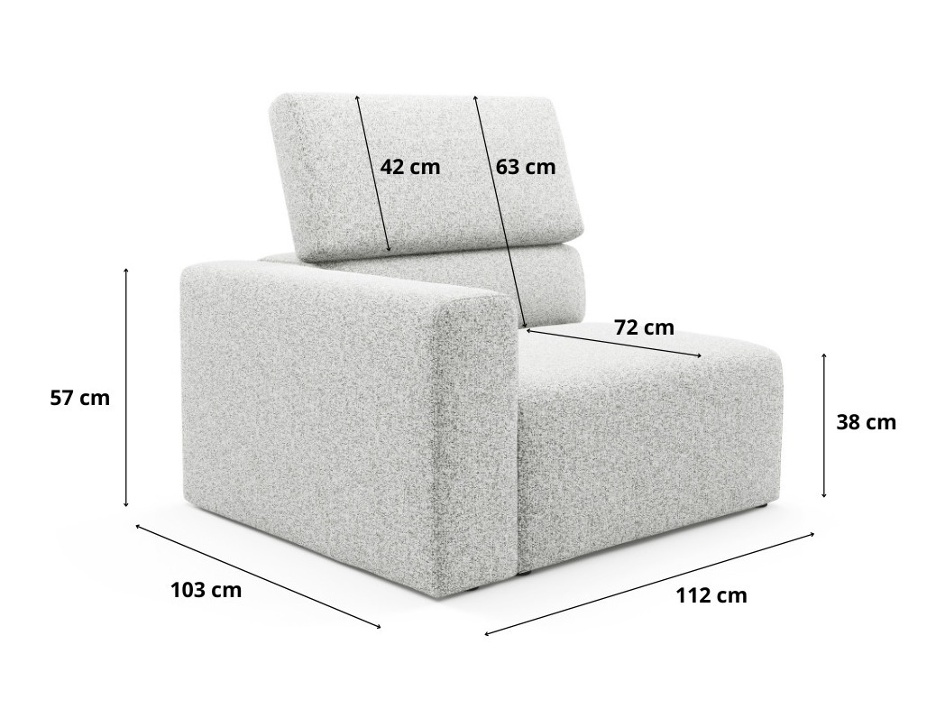 Modularna fotelja Franklin 204 (Puente 92)