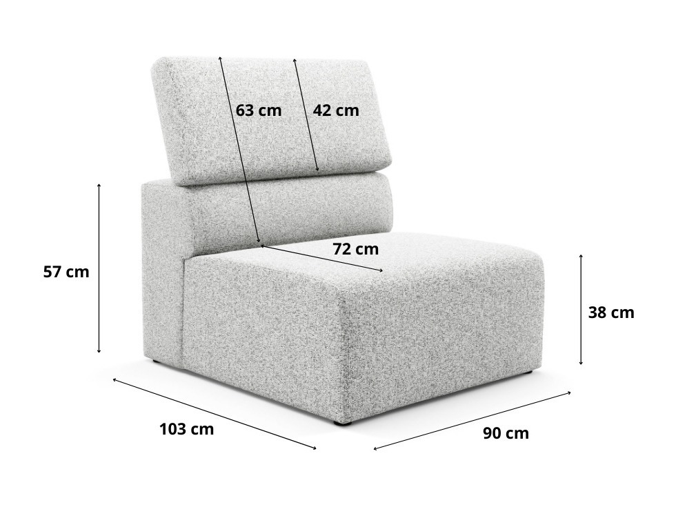 Modularna fotelja Virorle 101 (Puente 09)