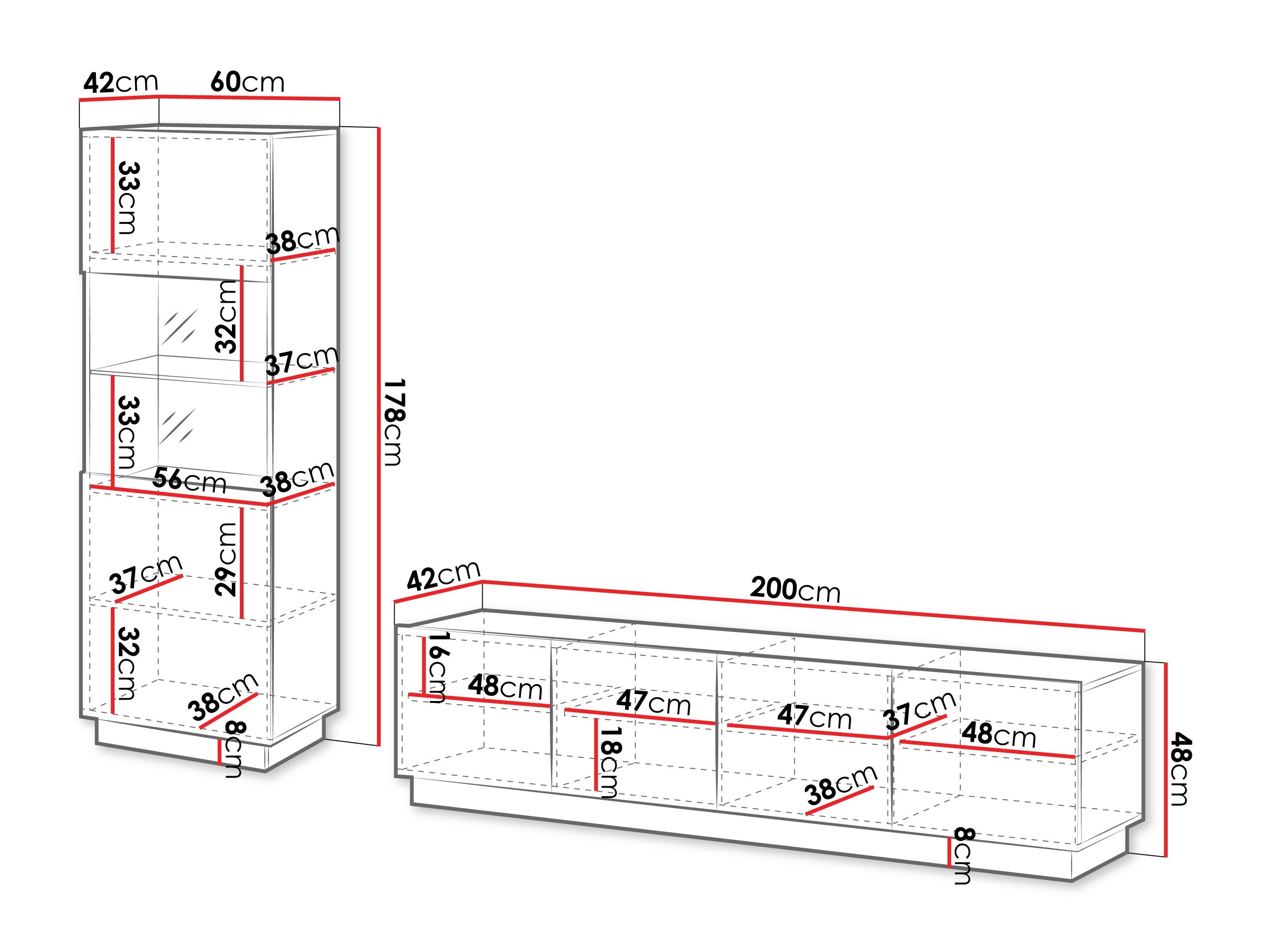 Set za dnevni boravak Lusonu 107 (Bijela)