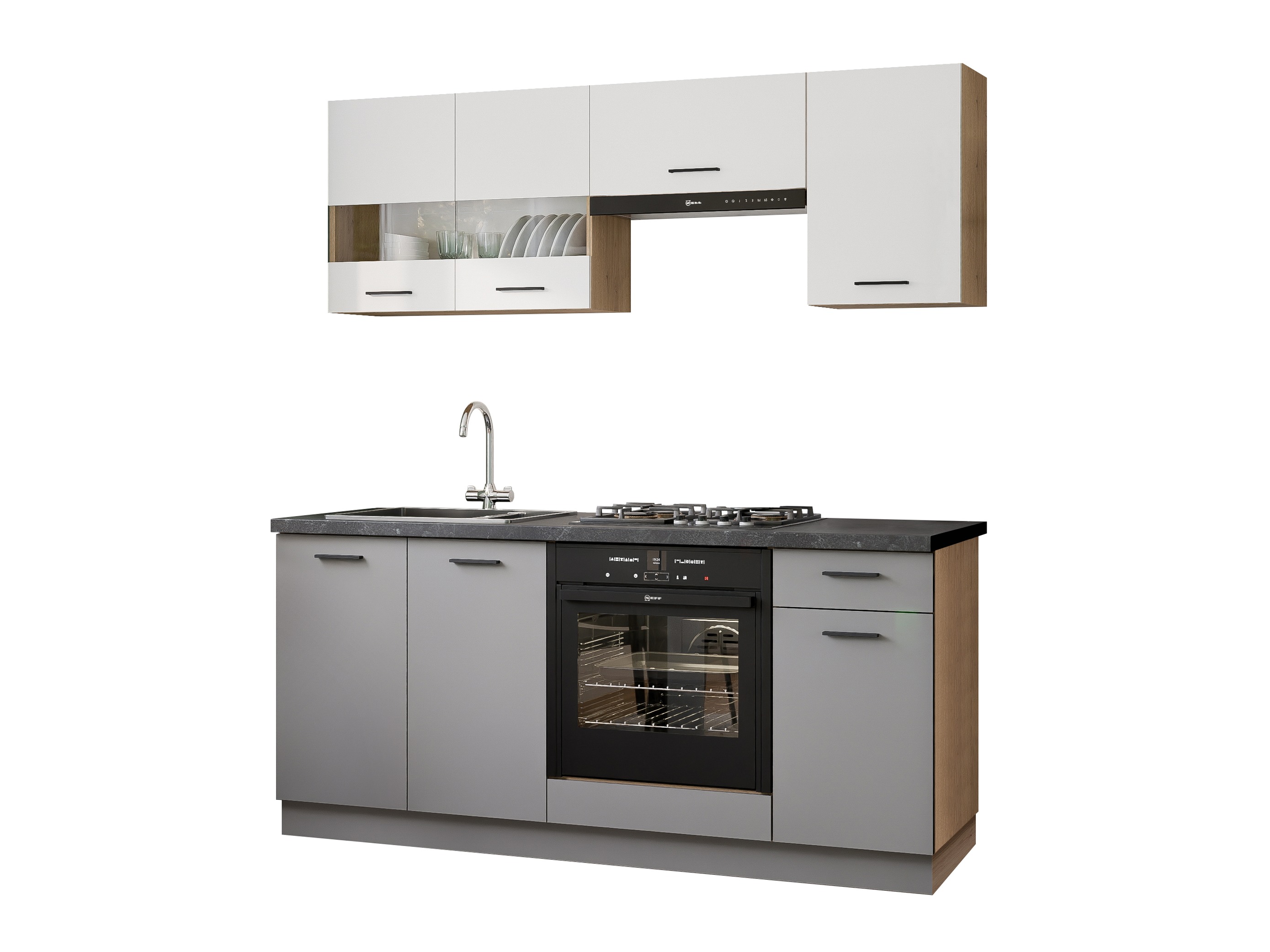 Modularan kuhinjski set Ati White Grey 117