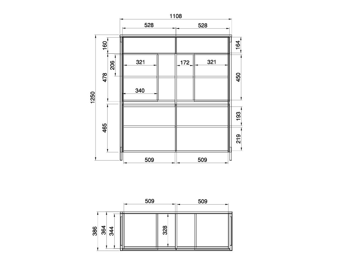 Set za dnevni boravak Fermaru 110 (Bijela + Hrast)