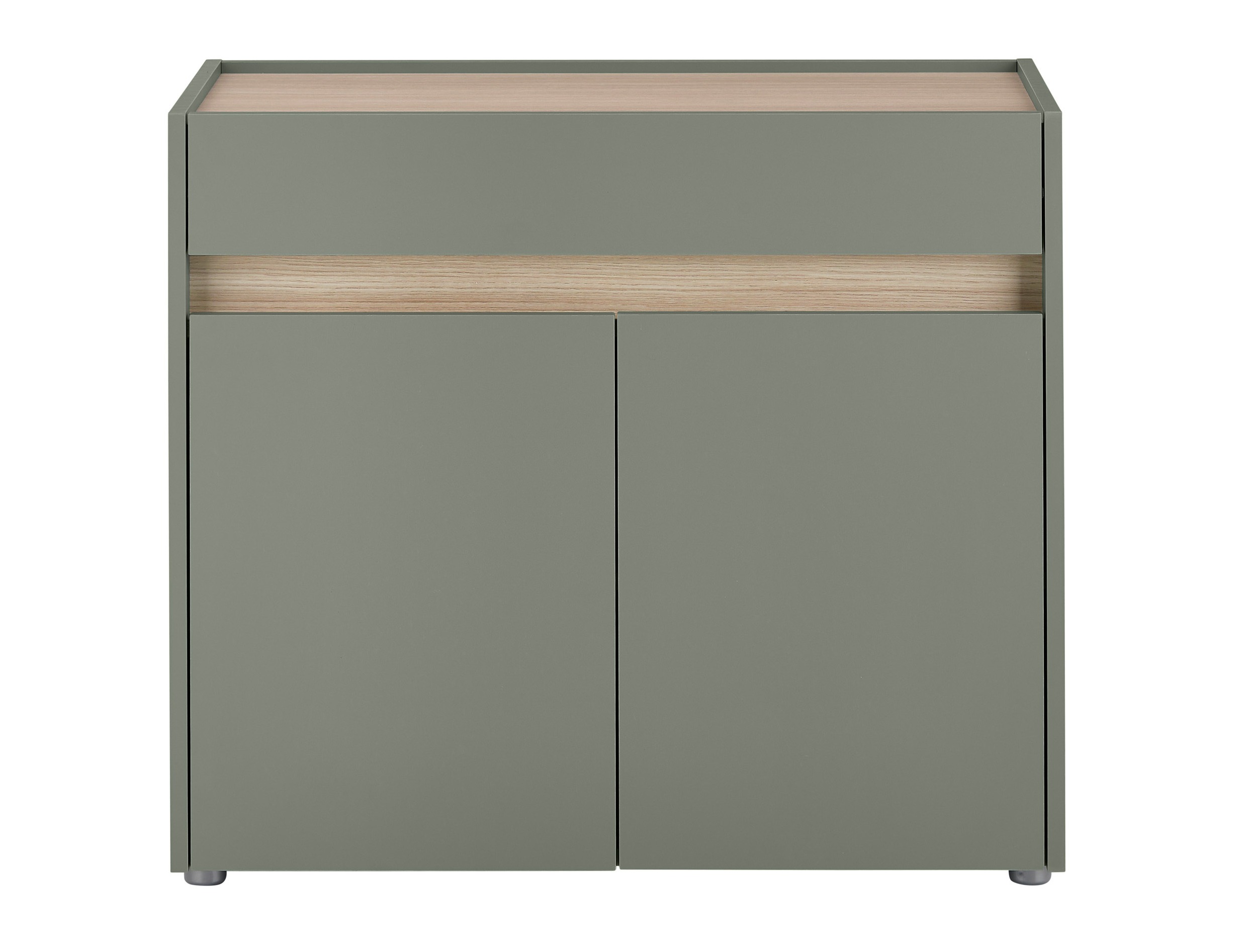 Komoda Elbsori 110 (Zelena + Hrast)