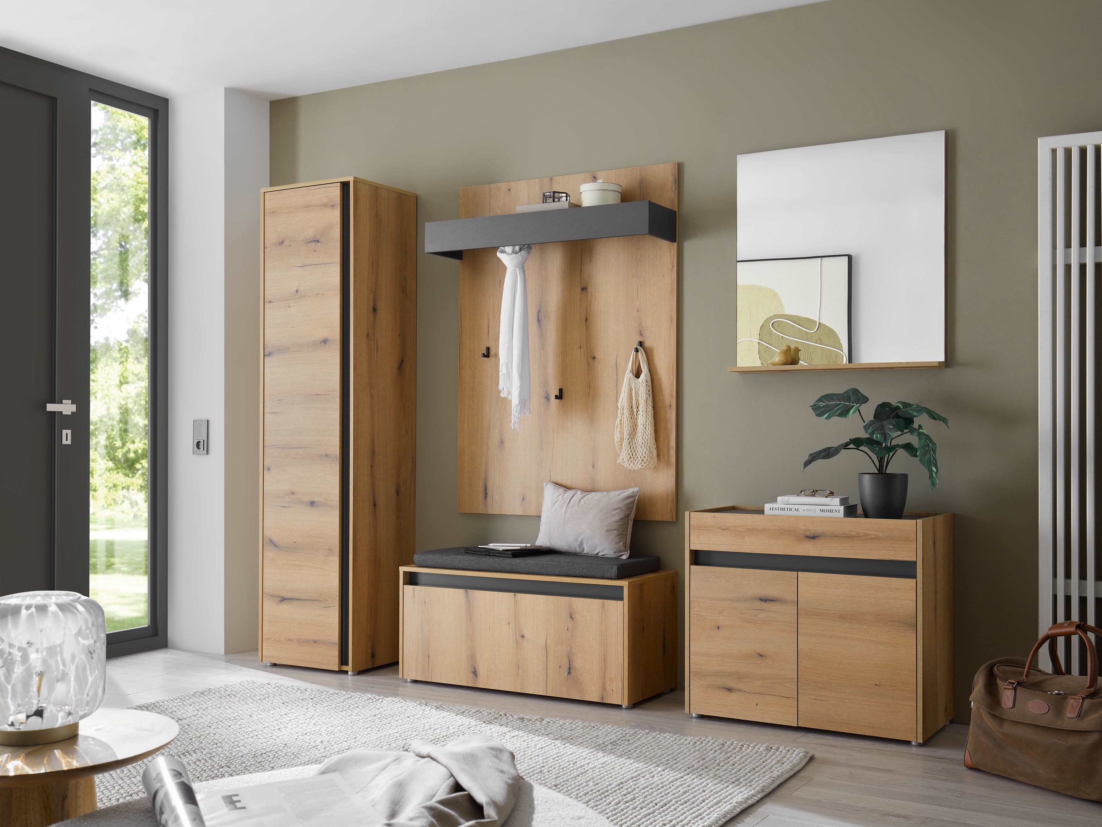 Ormarić za cipele Elbsori 163 (Hrast)