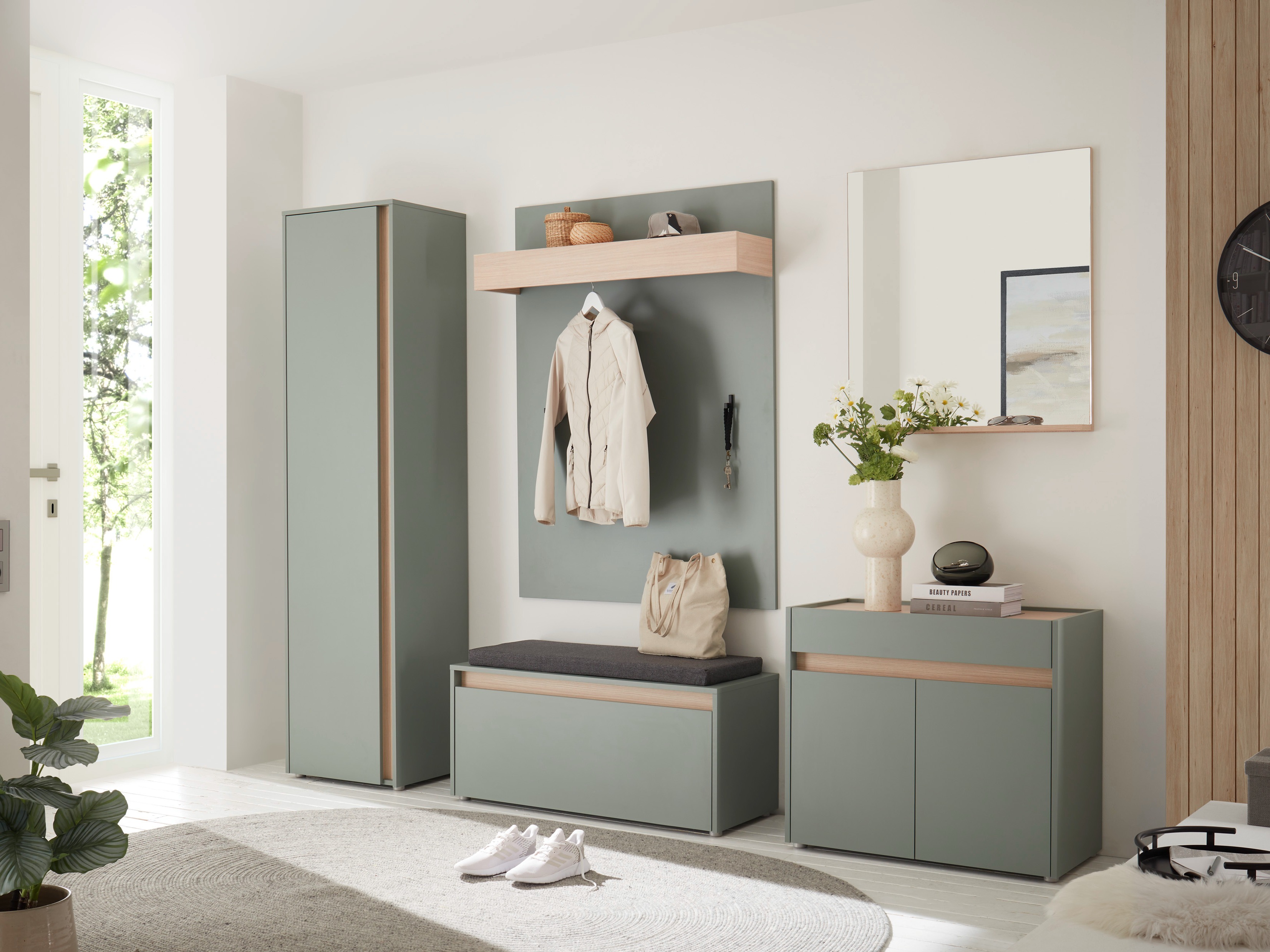 Ormarić za cipele Elbsori 163 (Zelena)