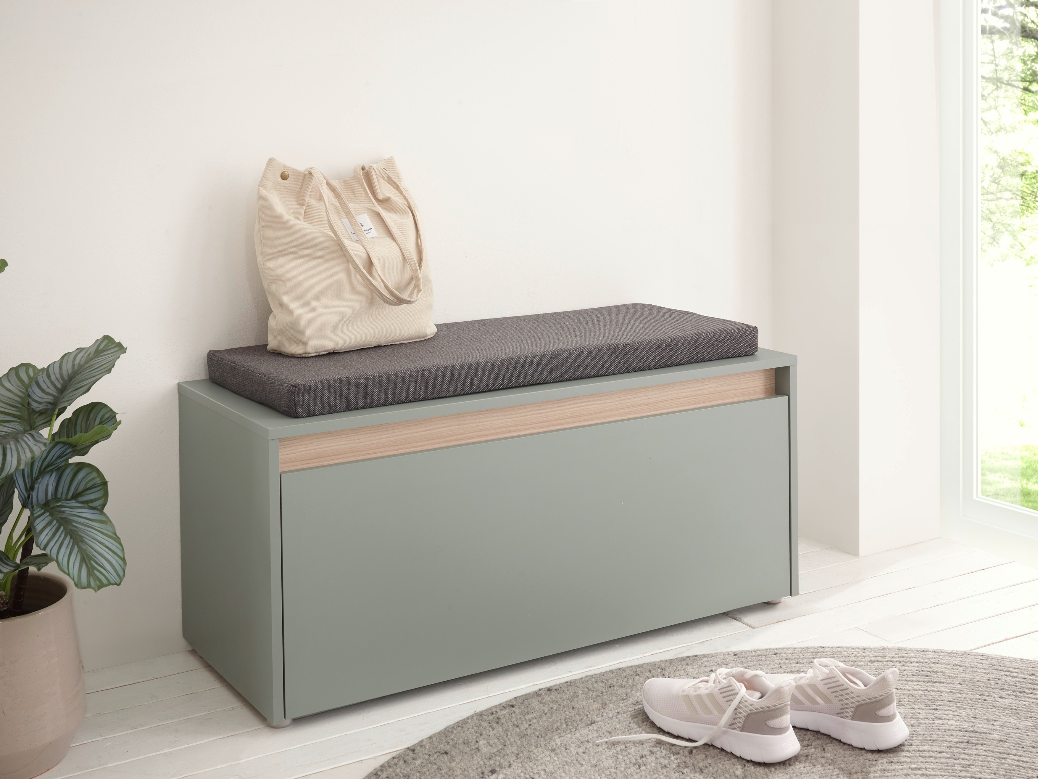 Ormarić za cipele Elbsori 164 (Zelena)