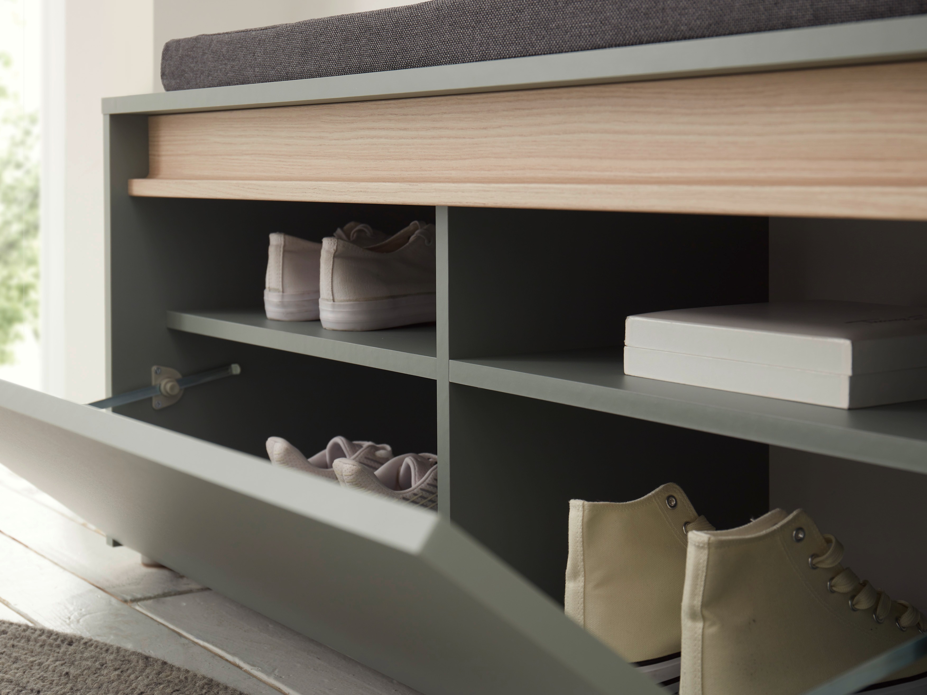 Ormarić za cipele Elbsori 164 (Zelena)